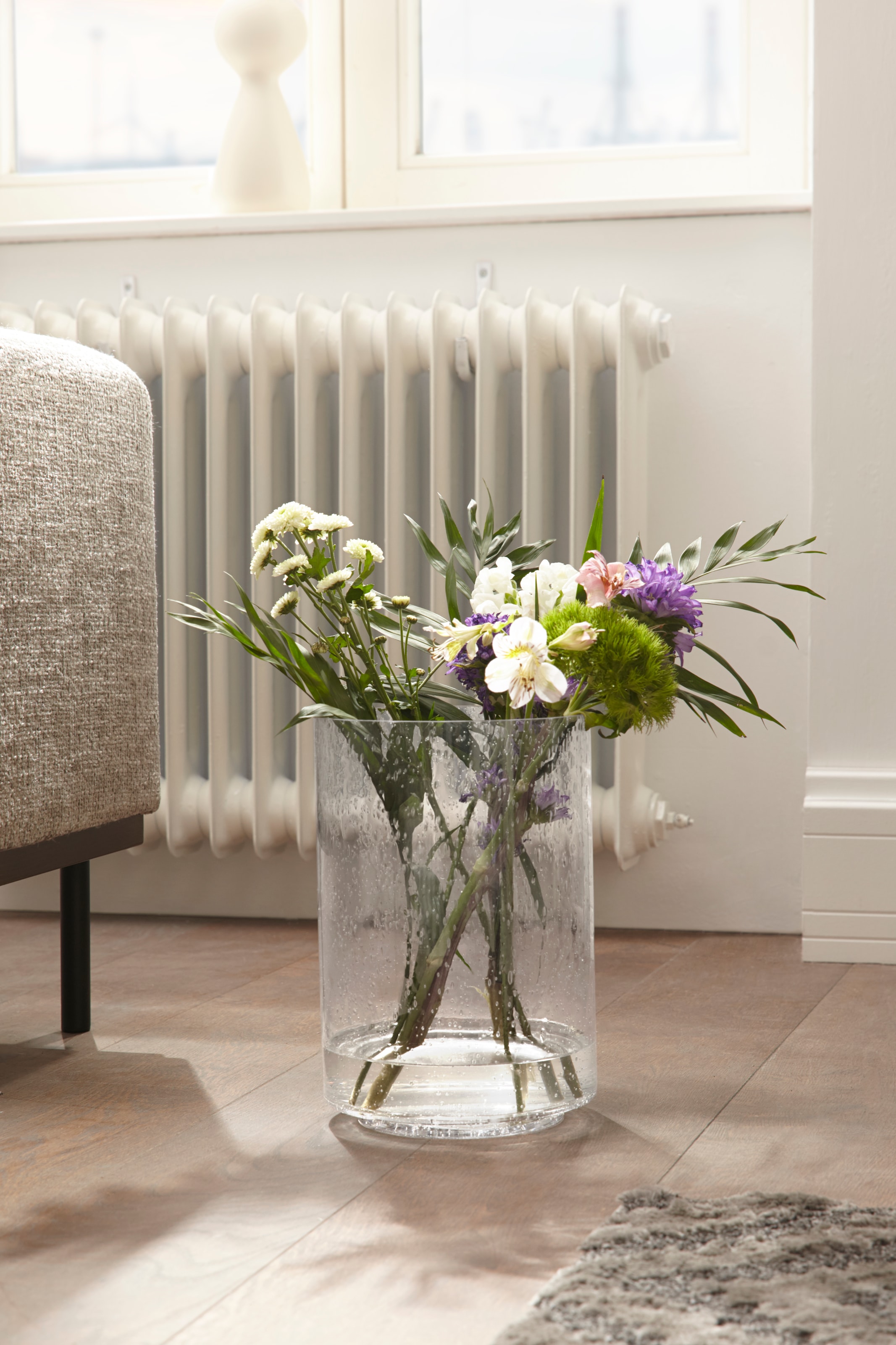 Home affaire Windlicht »aus bestellen Lufteinschlüssen, für Stumpenkerzen, Vase auch mit Höhe cm«, Glas, online (1 als 30 St.), ideal