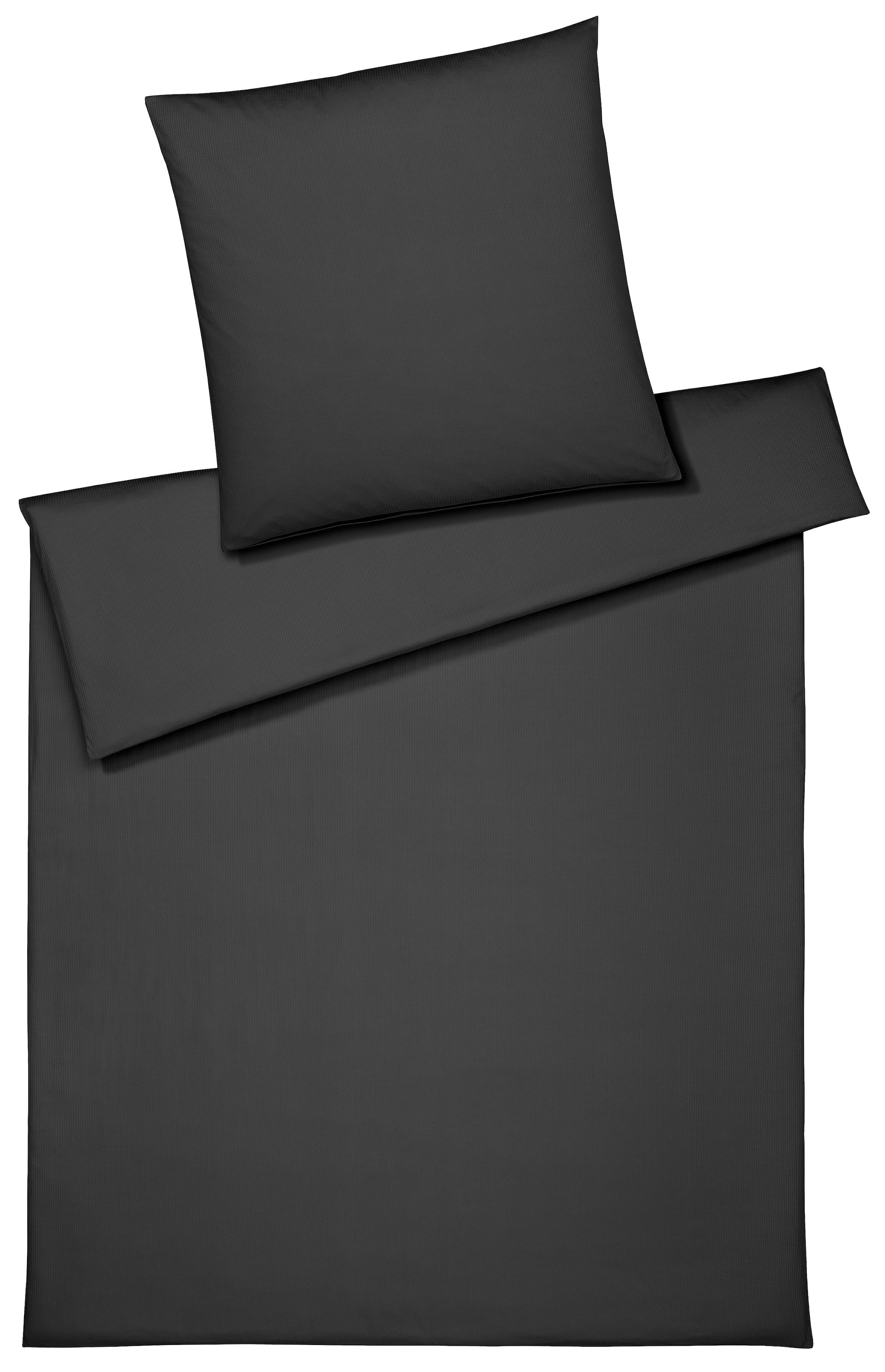 Elegante Bettwäsche »Cord Jersey« 2 Stk. tlg. angenehmes Hautgefühl günstig online kaufen