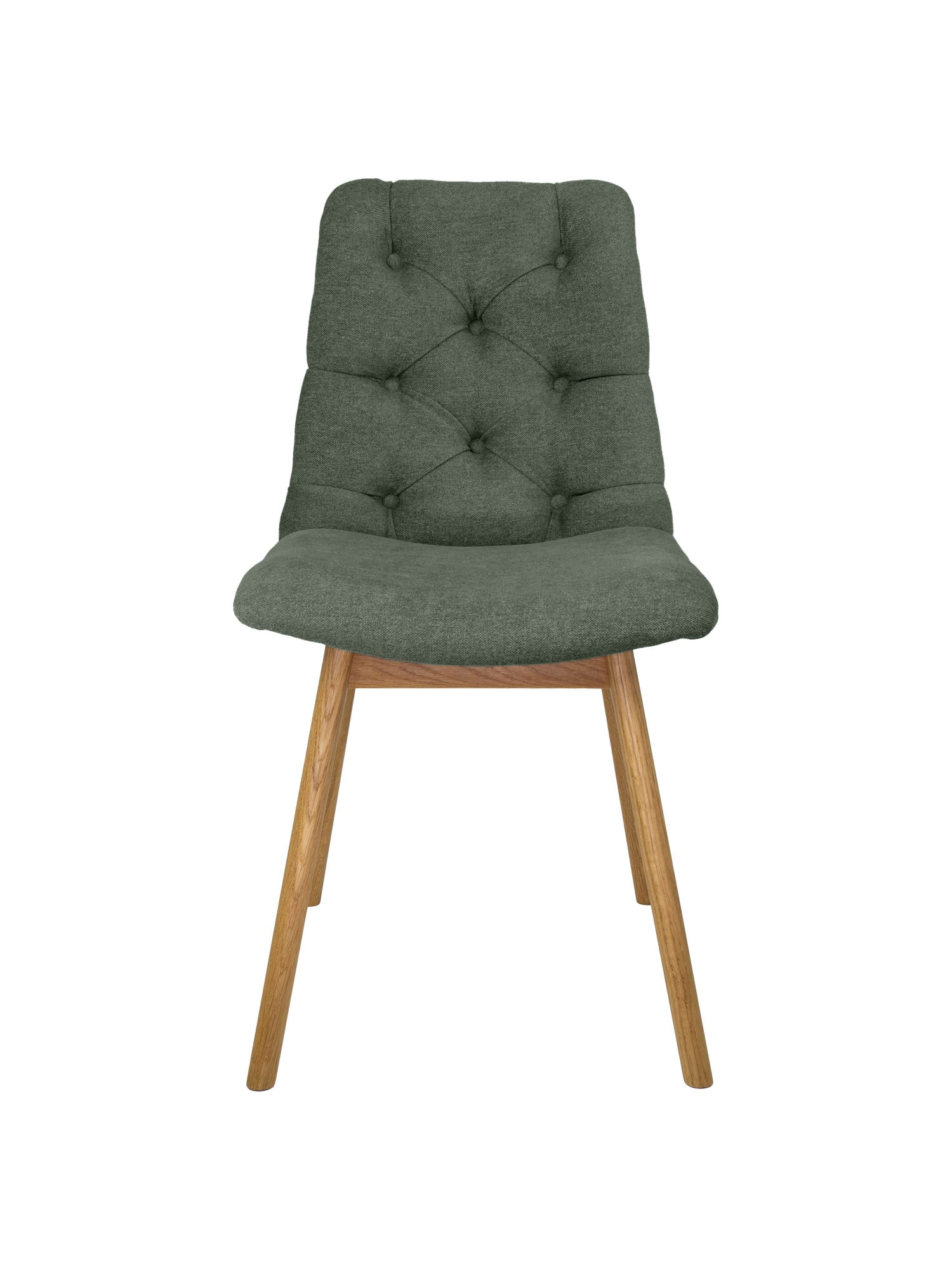 andas 4-Fußstuhl »Ramon«, (Set), 2 St., Chenille, mit Massivholzbeinen, verschiedene Stoffe und Farben