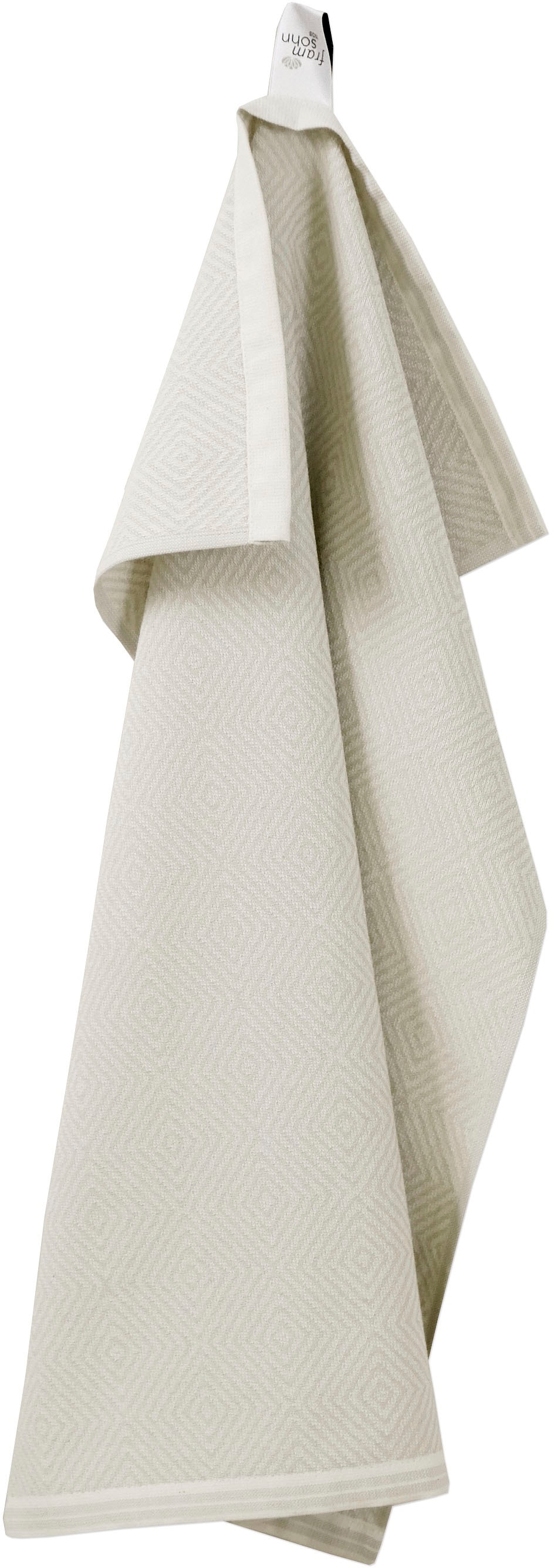 framsohn frottier Geschirrtuch »Modern Kitchen Raute, aus 100% Baumwolle, sehr saugfähig«, (Set, 3 tlg.), Geschirrtücher im zeitlosen Rauten Design, Maße je Tuch ca. 50x70 cm
