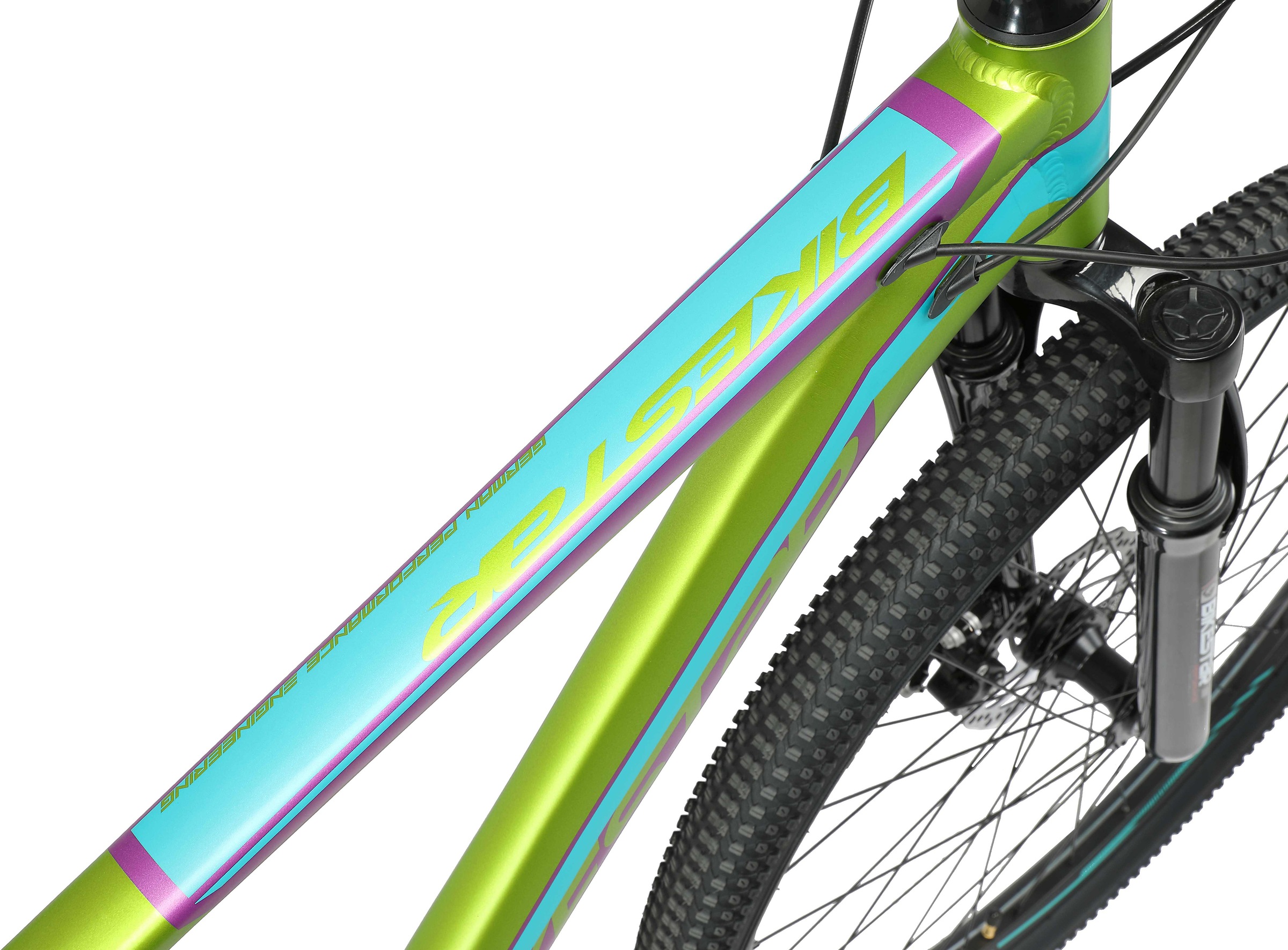 Bikestar Mountainbike, 21 Gang, Shimano, RD-TY300 Schaltwerk, Kettenschaltung, für Damen und Herren, Kettenschaltung