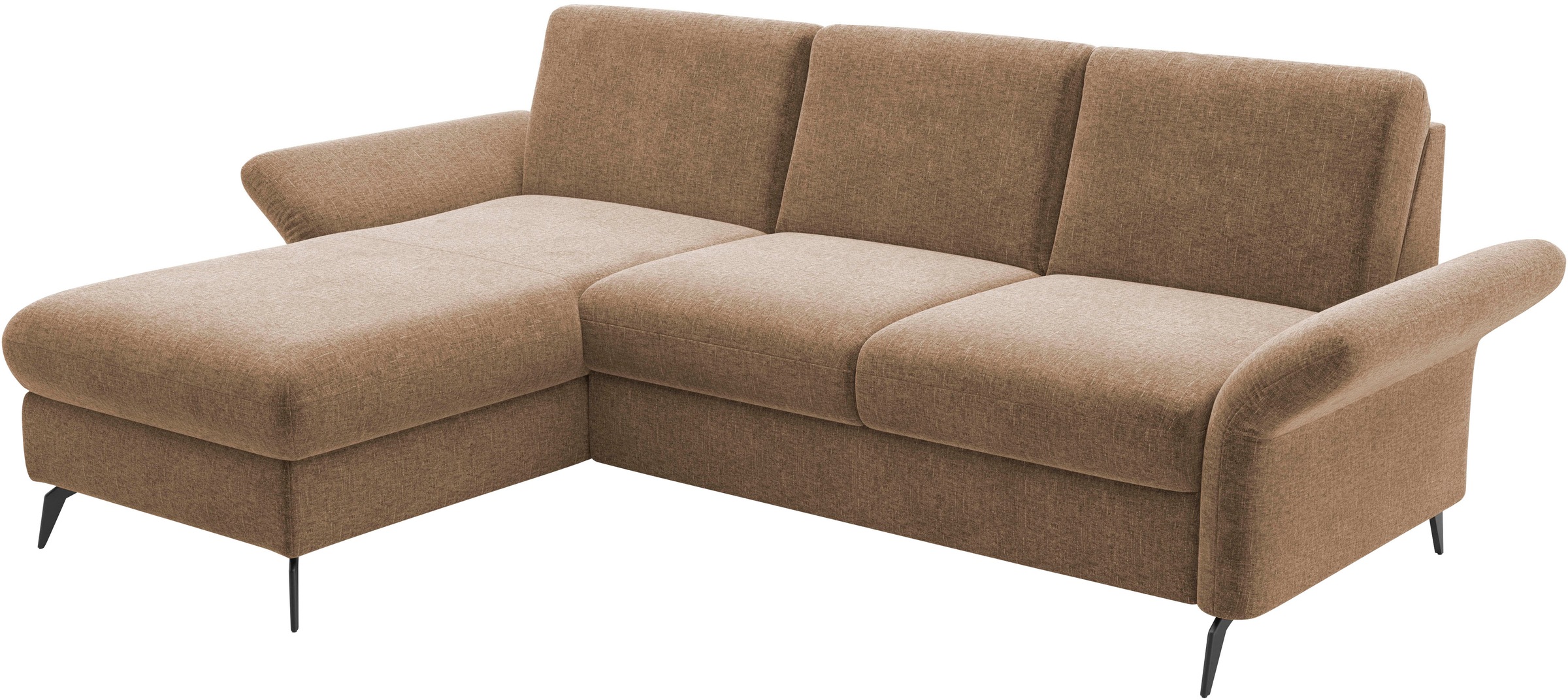 Home affaire Ecksofa »Rochelle«, optional: Armteilverstellung, klappbar, Bettkasen
