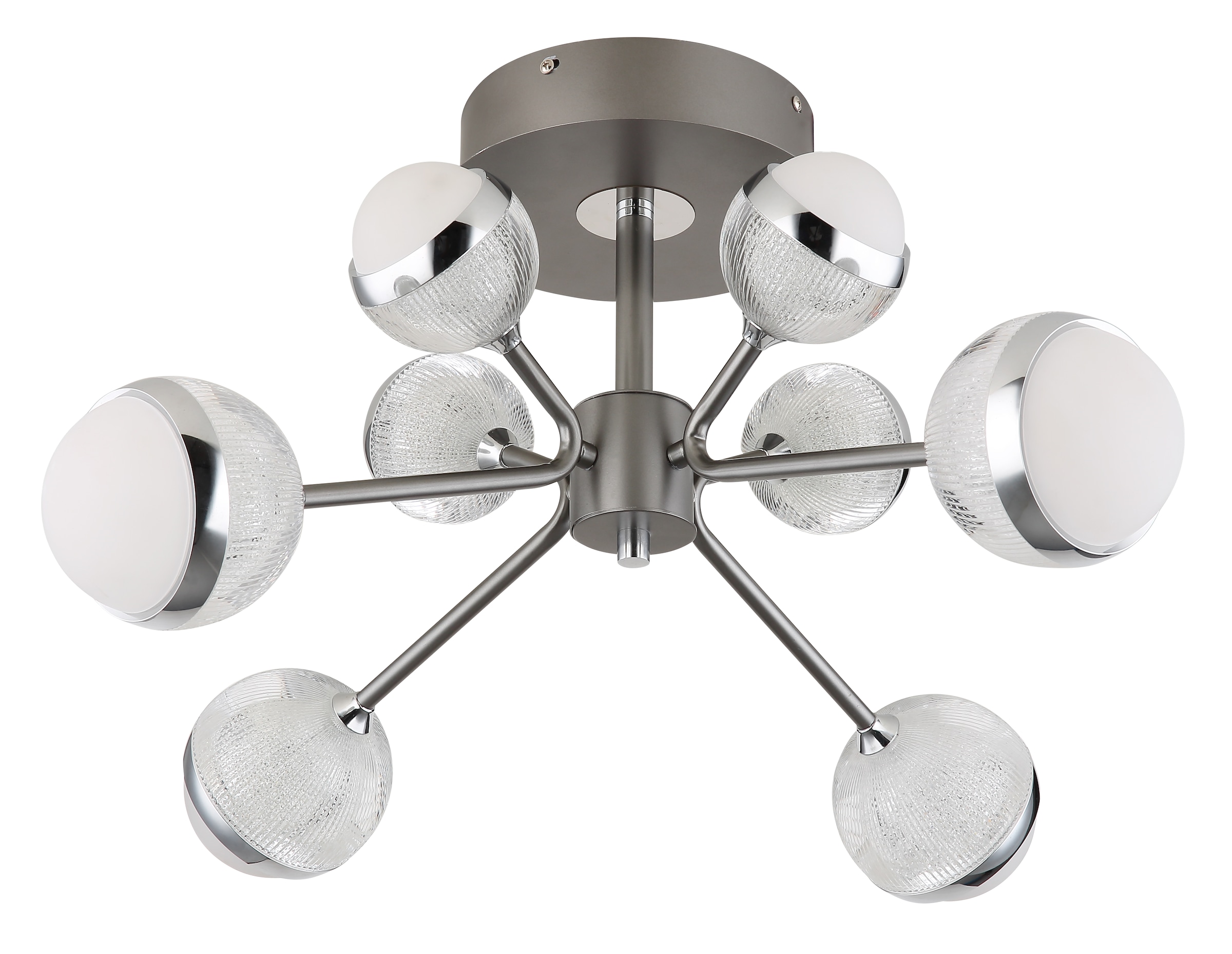GLOBO LIGHTING LED Deckenleuchte »UNTSY«, Leuchtmittel LED-Modul | LED fest integriert, Deckenlampe/Wohnzimmer/Schlafzimmer/modern