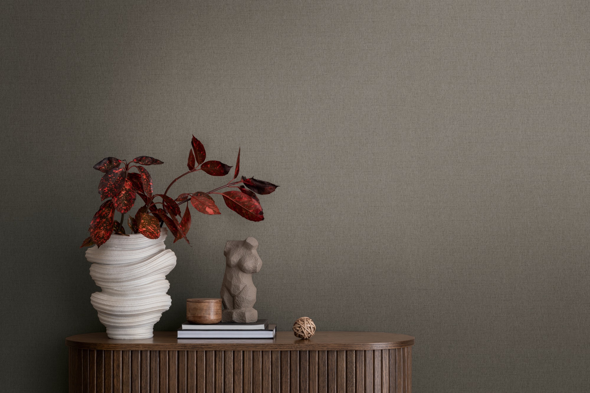 living walls Vliestapete »Michalsky 6 einfarbige Tapete Unitapete Struktur Landhaus«, matt, Vliestapete einfarbig für Schlafzimmer Küche Wohnzimmer Uni Design
