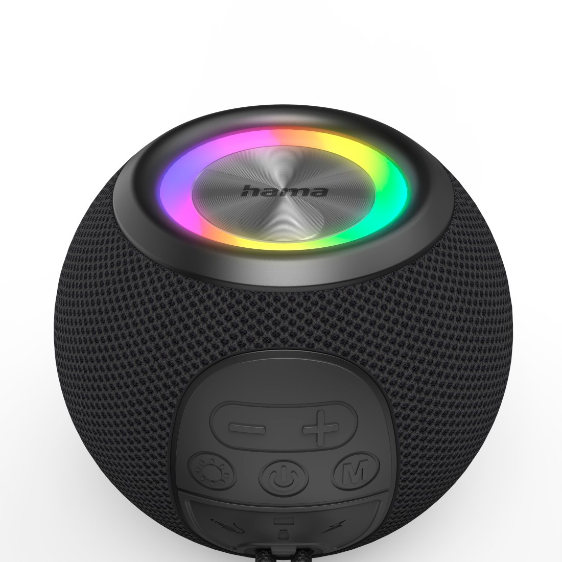 Hama Bluetooth-Lautsprecher »Bluetooth®-Lautsprecher "Ball Shape Speaker", 5 Licht-Modi, 5W«, Integrierte Freisprecheinrichtung