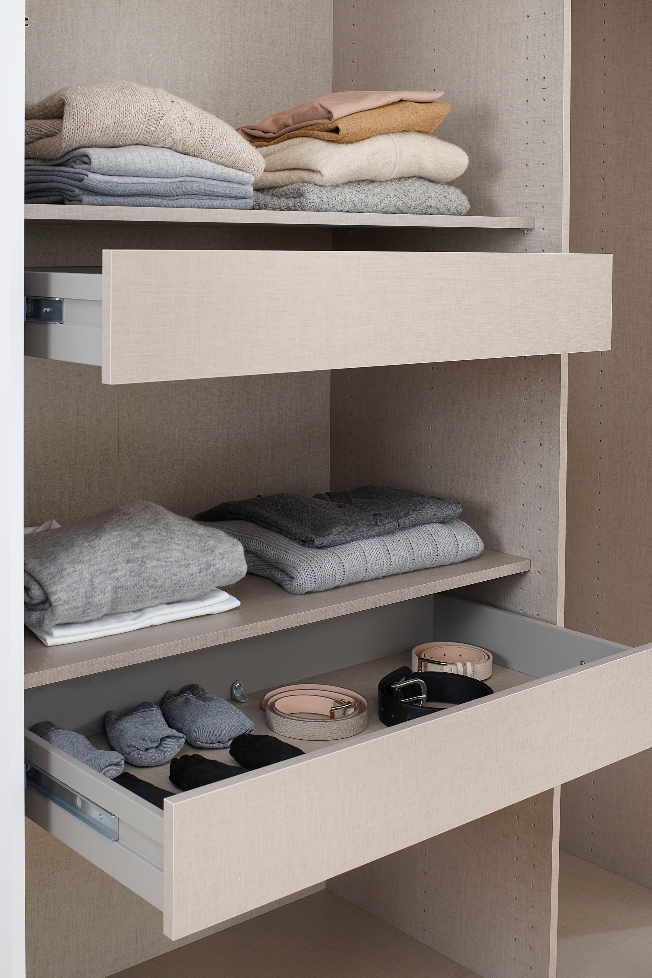 rauch Schubladeneinsatz 2 Schubladeneinsätze mit 2 Fachböden 88 cm für Drehtürenschränke