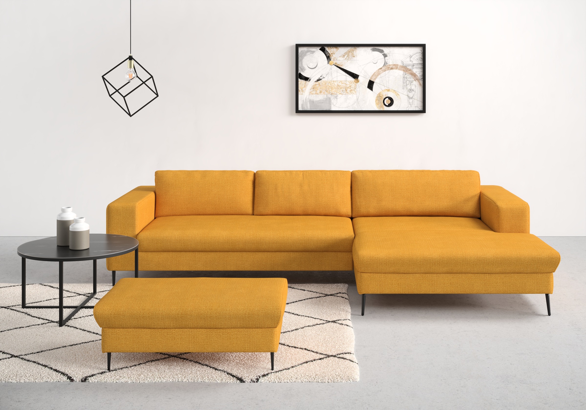 DOMO collection Ecksofa »Modica, zeitlos und elegant, L-Form« moderne Optik günstig online kaufen