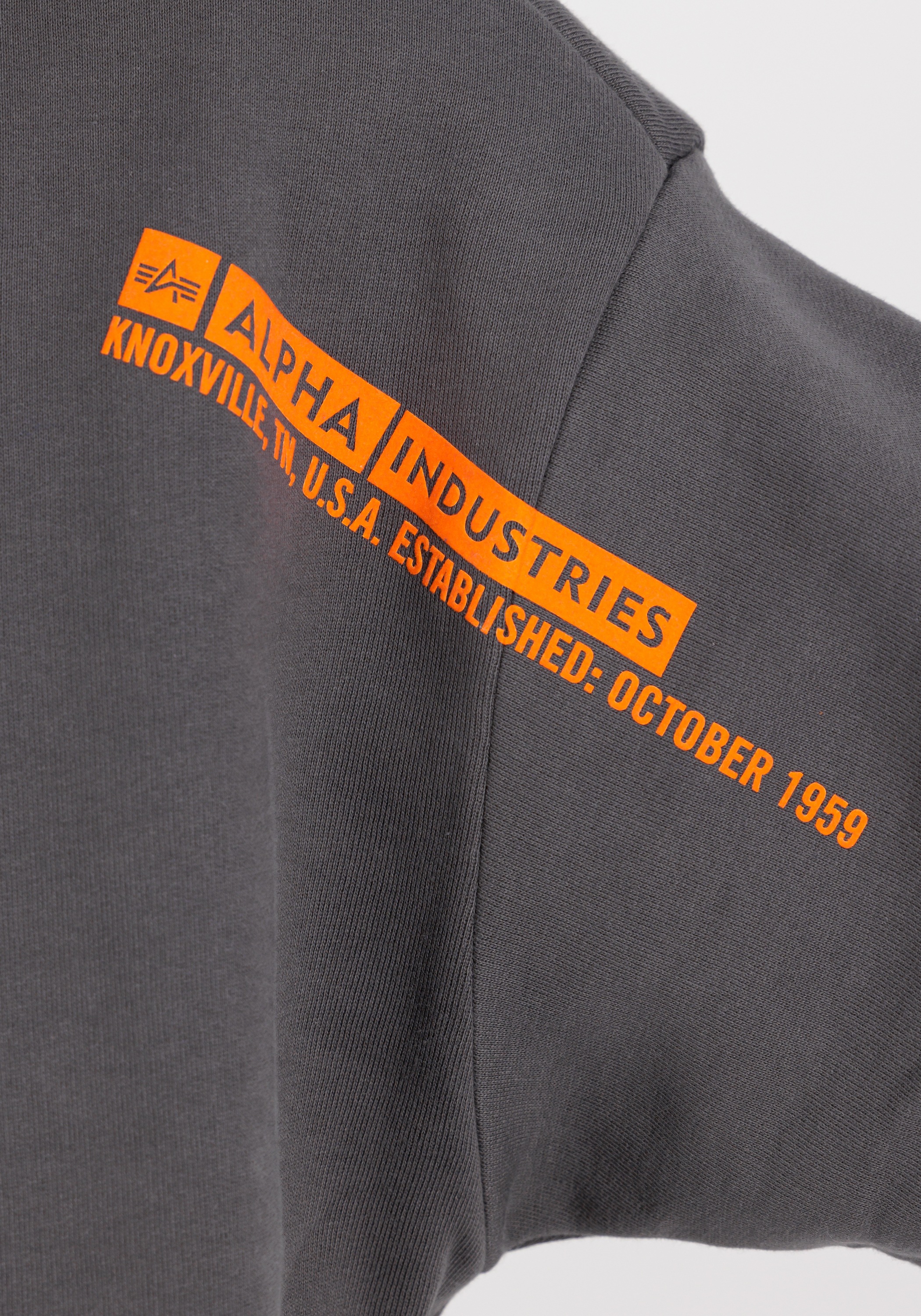 Alpha Industries Hoodie »Alpha Industries Men - Hoodies Flock Logo Hoody«