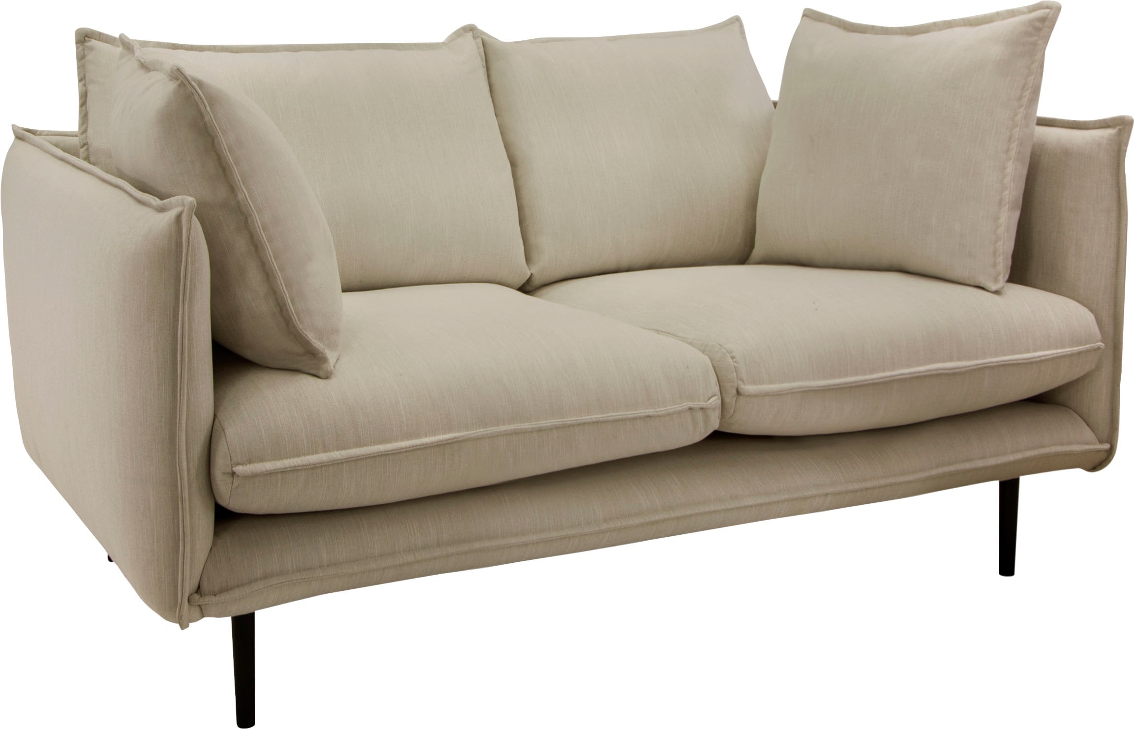 Home affaire 2-Sitzer »Somba« mit dickem Keder und eleganter Optik günstig online kaufen