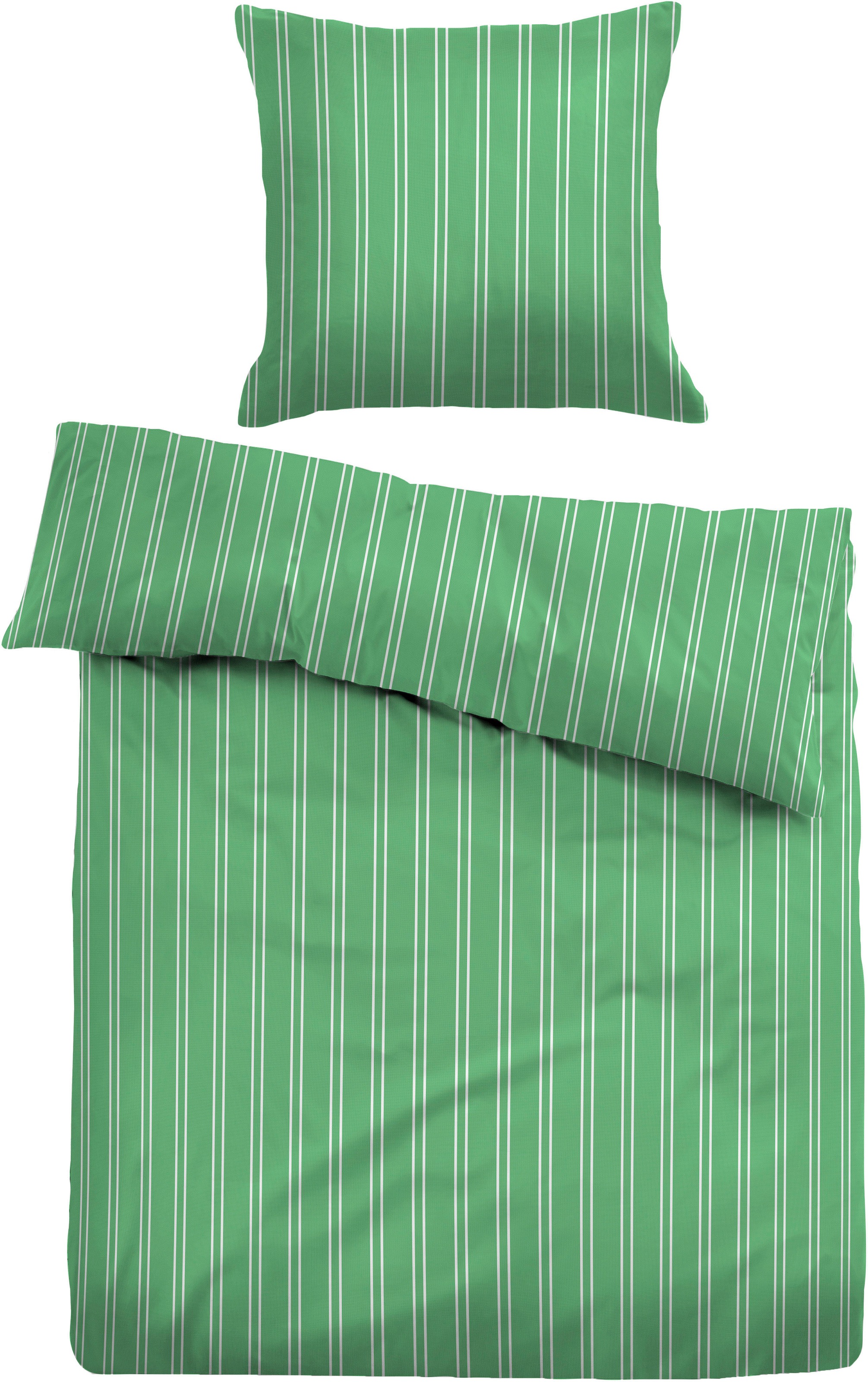 TOM TAILOR Bettwäsche »Aslan«, (2 tlg.), in Satin Qualität, aus 100% Baumwolle, Bett-und Kopfkissenbezug mit Reißverschluss, feiner Glanz + weicher Griff, nach BCI (Better Cotton Initiative) produziert
