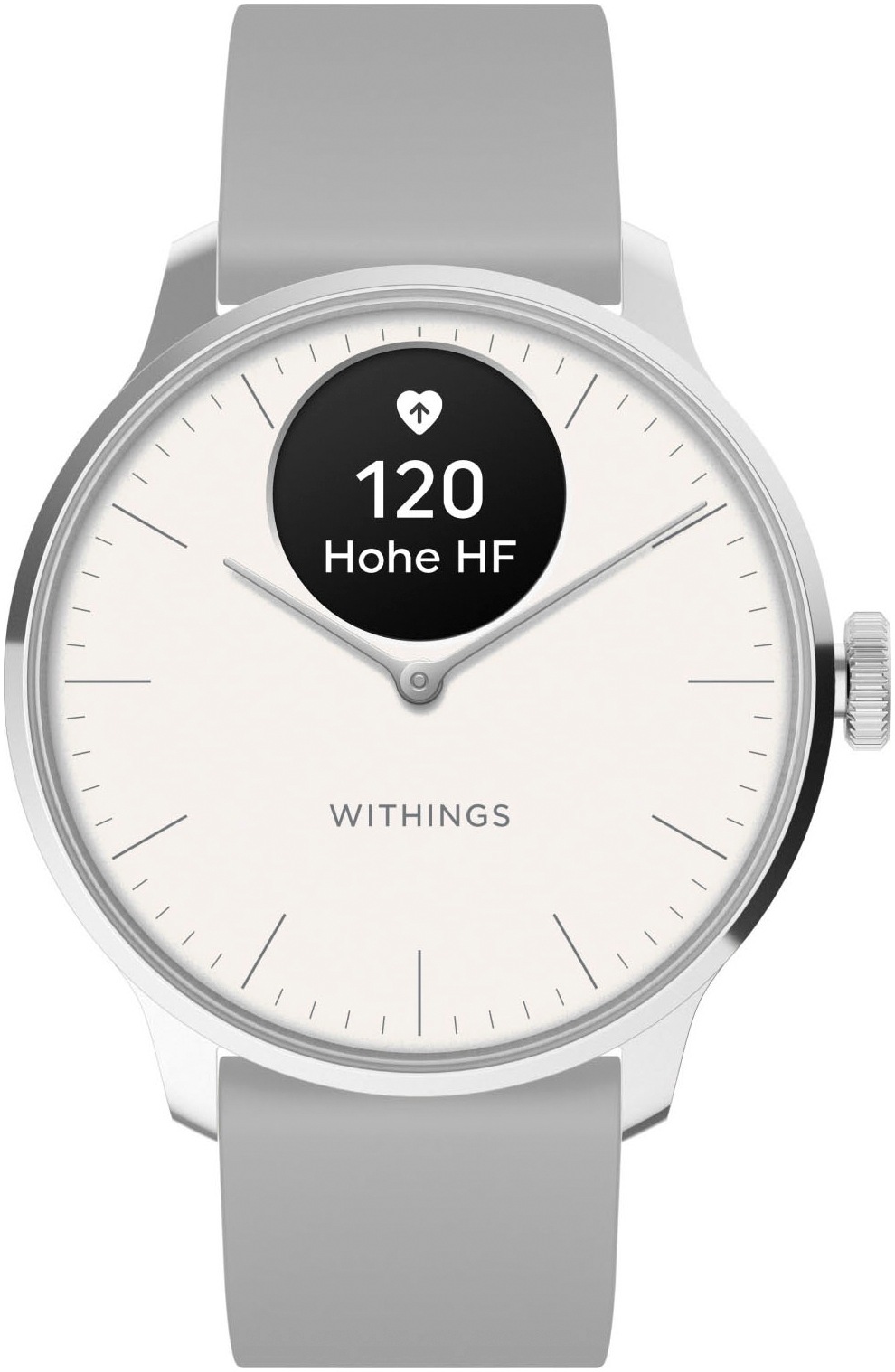 Withings Smartwatch »ScanWatch Light 37mm RoseGold, Akku bis 30 Tage, 50 M Wasserdicht«, (/ 0,63 Zoll), Leicht, elegant, langlebig, hybride, für tägliches Gesundheitstracking