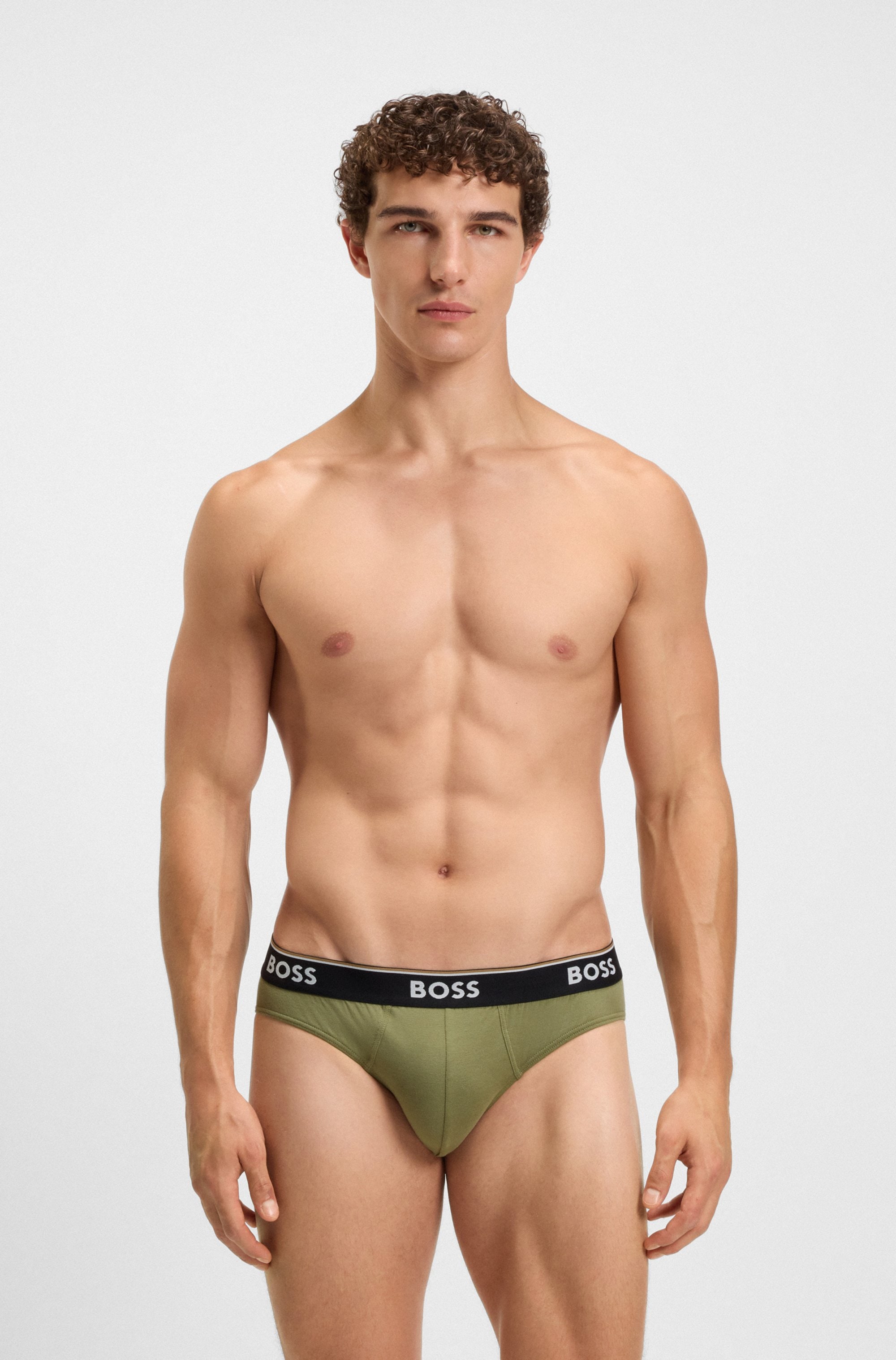 BOSS Slip »Brief 3P Power«, (Packung, 3 St.), mit BOSS Schriftzug