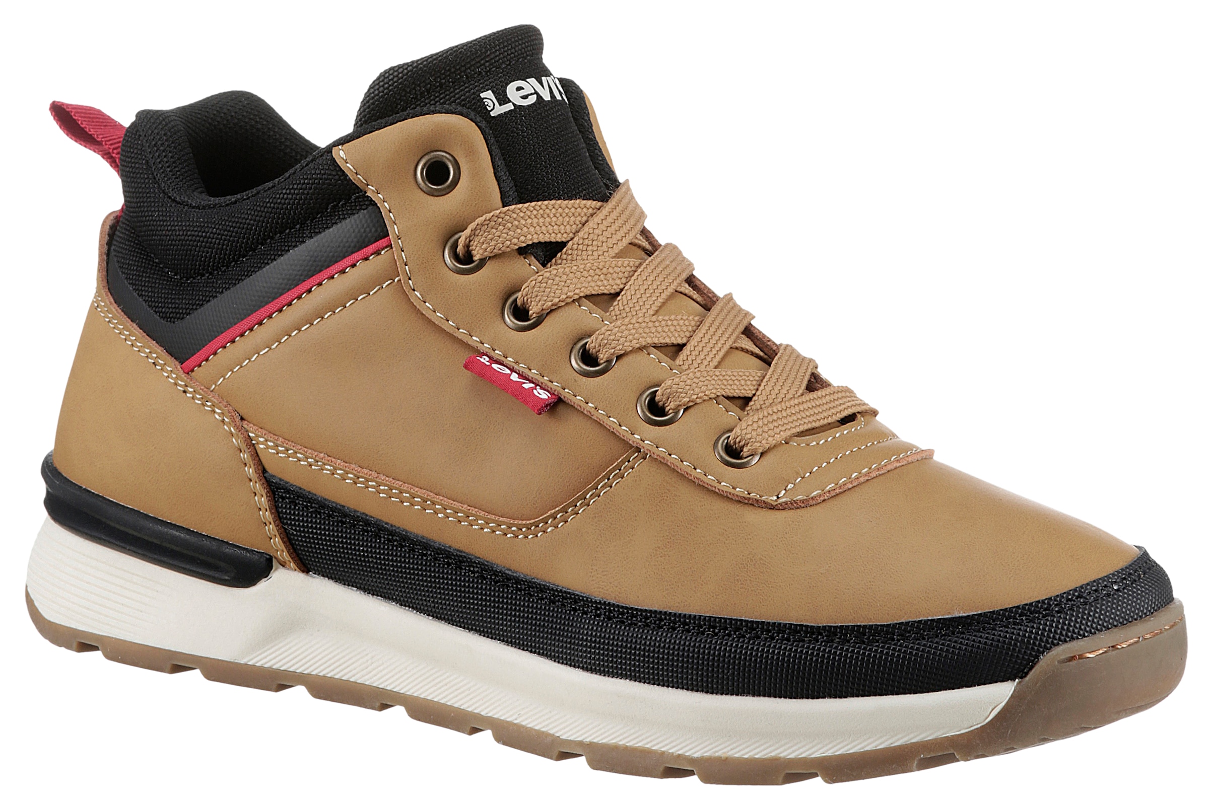 Sneaker »LEVIS® ASCOT REFRESH«, Schnürboots, Freitzeitschuh, High Top-Sneaker, coole...