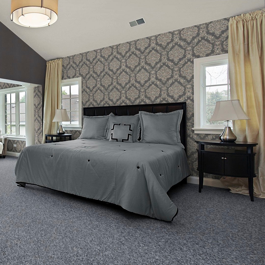 Bodenmeister Teppichboden »Baltic, Schlinge - meliert, Made in Belgium«, rechteckig, 5 mm Höhe, Wohnzimmer, Schlafzimmer, Kinderzimmer, Breite 400/500 cm