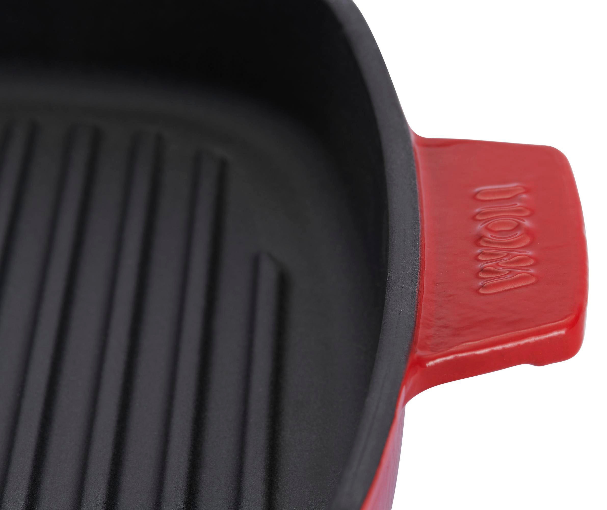 WOLL Grillpfanne »Iron«, Gusseisen, (1 tlg.), 24x24 cm, Induktion
