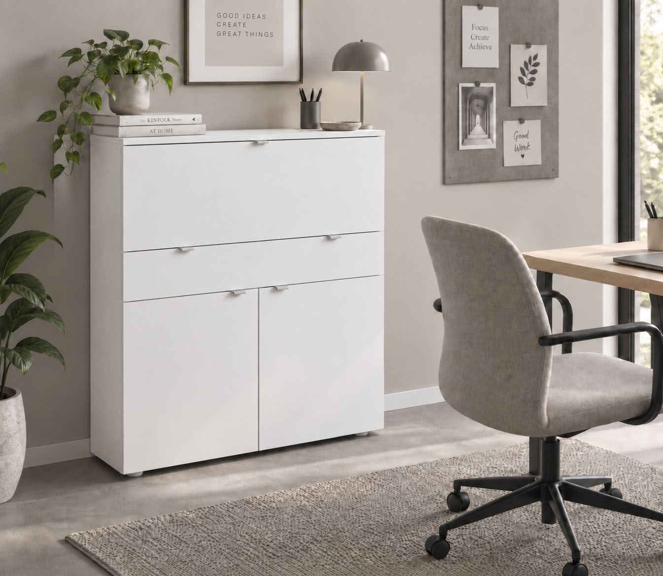 borchardt Möbel Sekretär »Dolly« platzsparend, Home-Office-Schreibtisch, Breite 110 cm, Made in Germany
