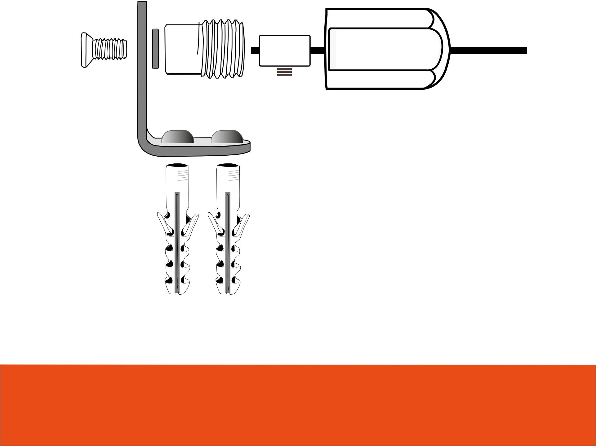 Windhager Seilspanngarnitur Zubehör-Set für die Befestigung von Sonnensegeln für Seilspannmarkisen