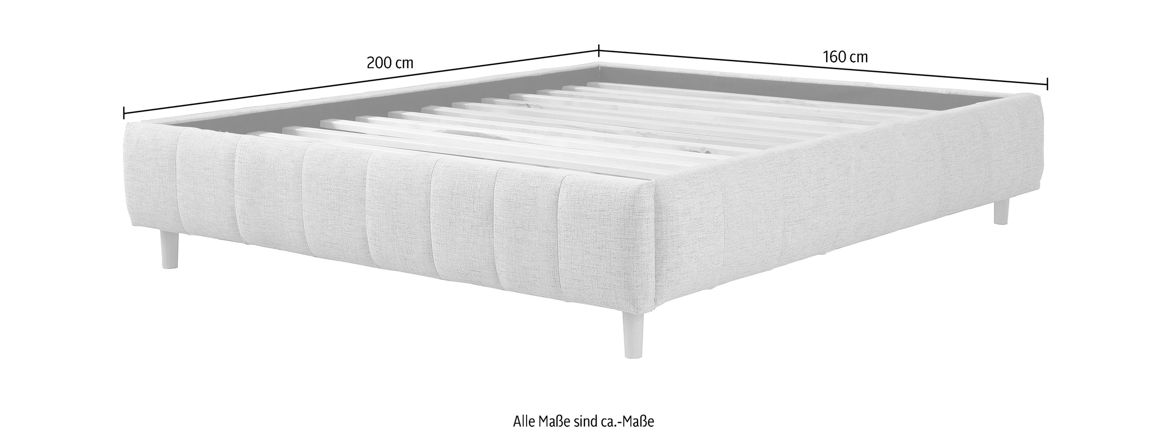 andas Polsterbett "Tarje" in 5 Breiten, auch in Überlänge 220 cm, incl. Rol günstig online kaufen