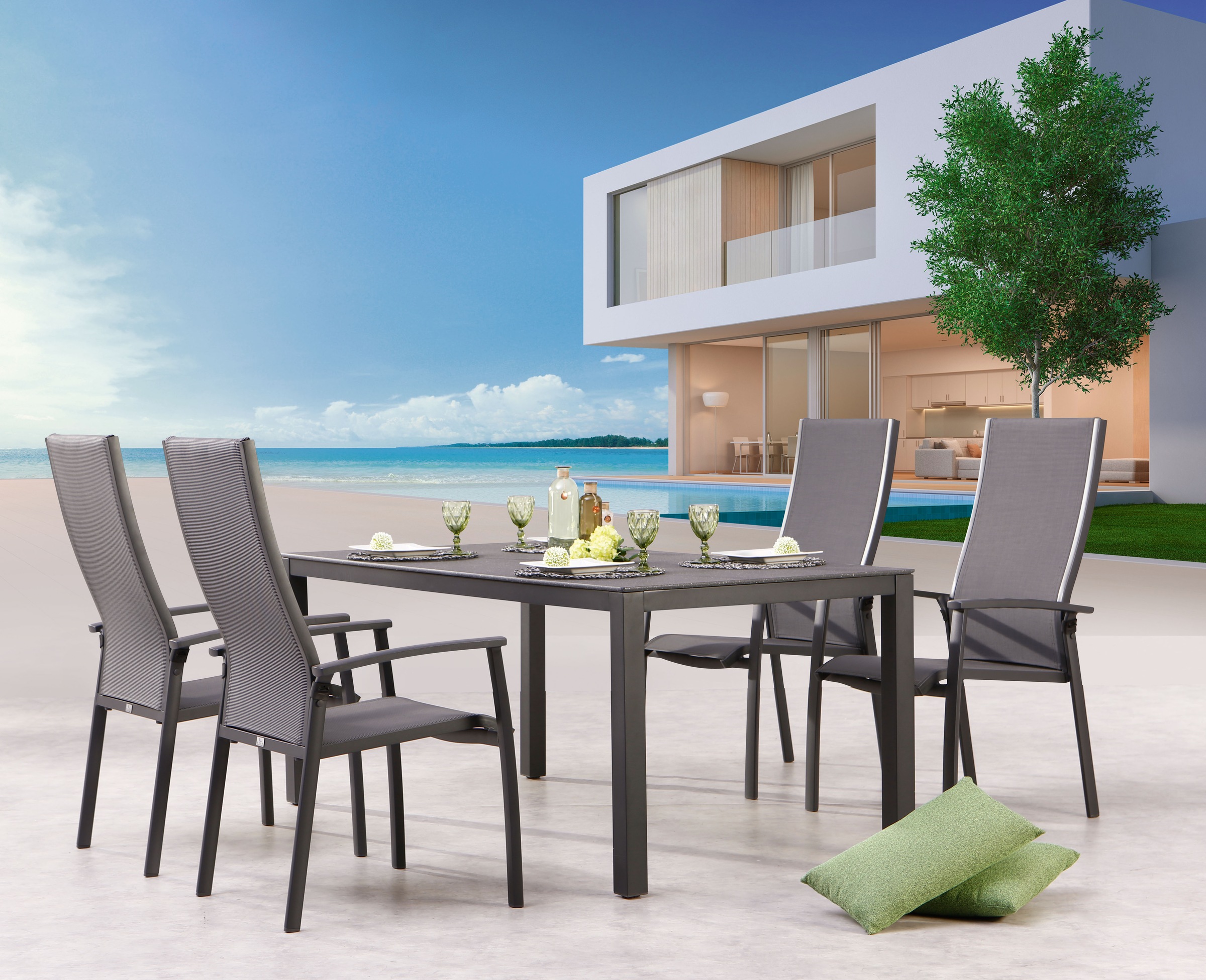 Best Gartenstuhl »Larino« () 1 Stk.Stapelstuhl günstig online kaufen