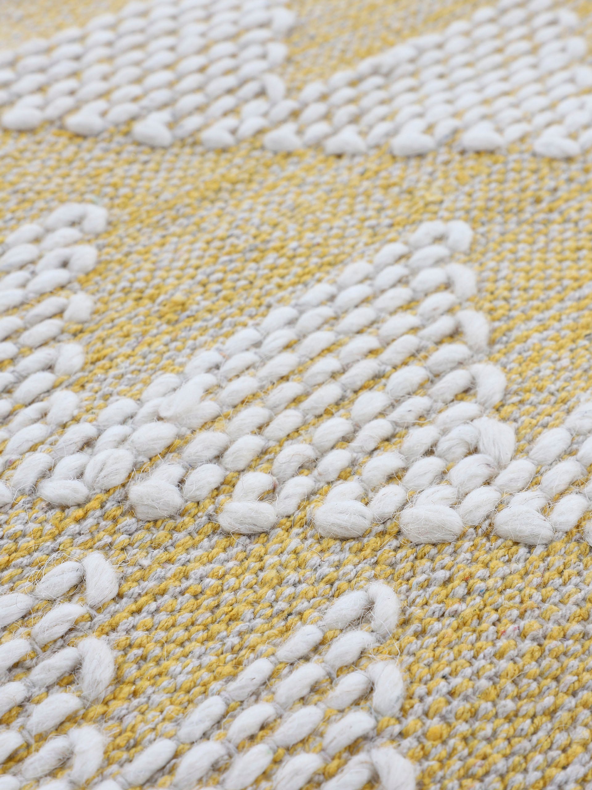 carpetfine Teppich »Kelim Durry«, rechteckig, Handweb, geometrisch, Hoch-Tief  Effekt, handgewebt, reine Baumwolle auf Rechnung bestellen