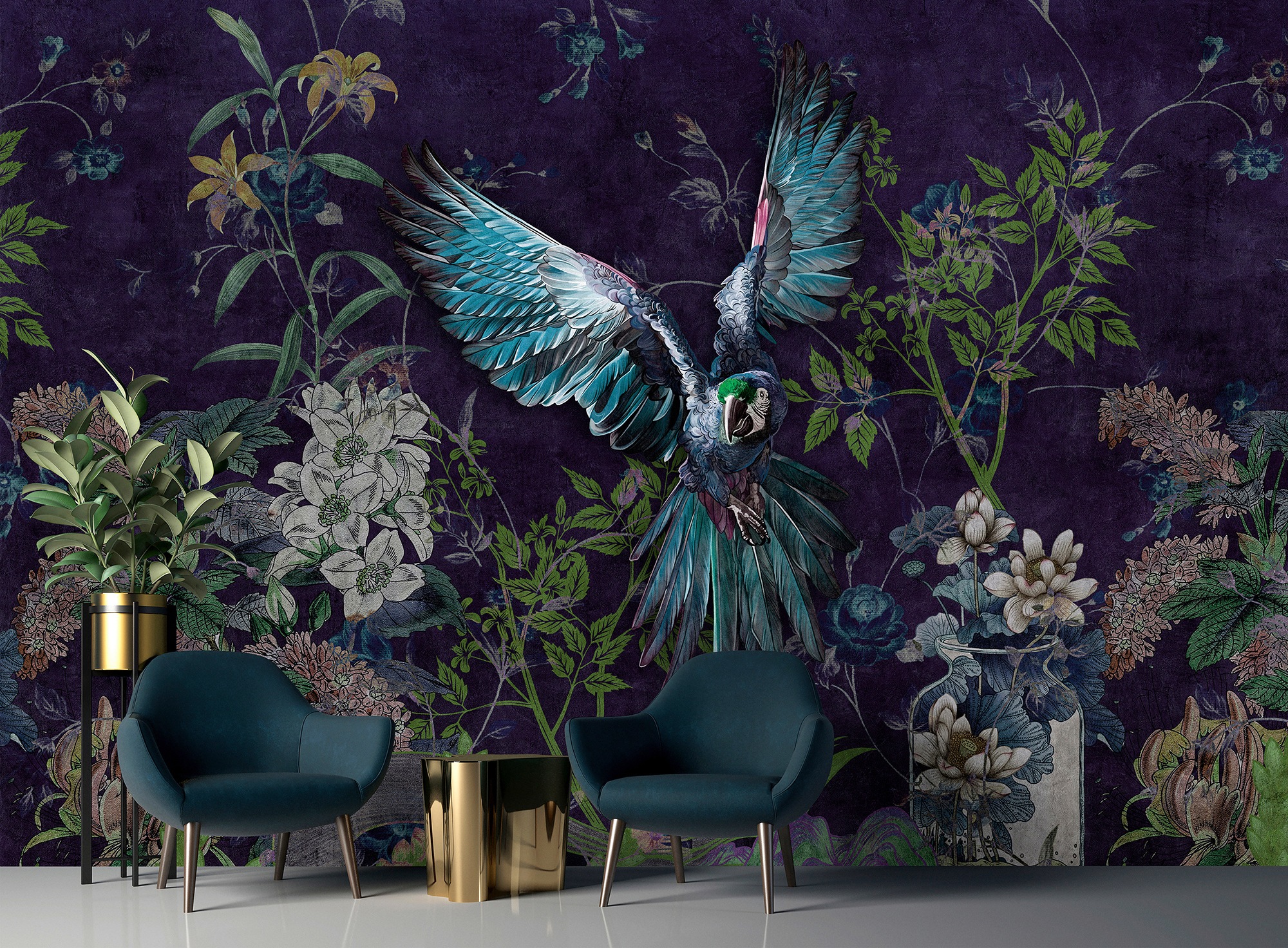 living walls Fototapete »Walls by Patel Tropical Hero« glatt Vlies, Wand günstig online kaufen
