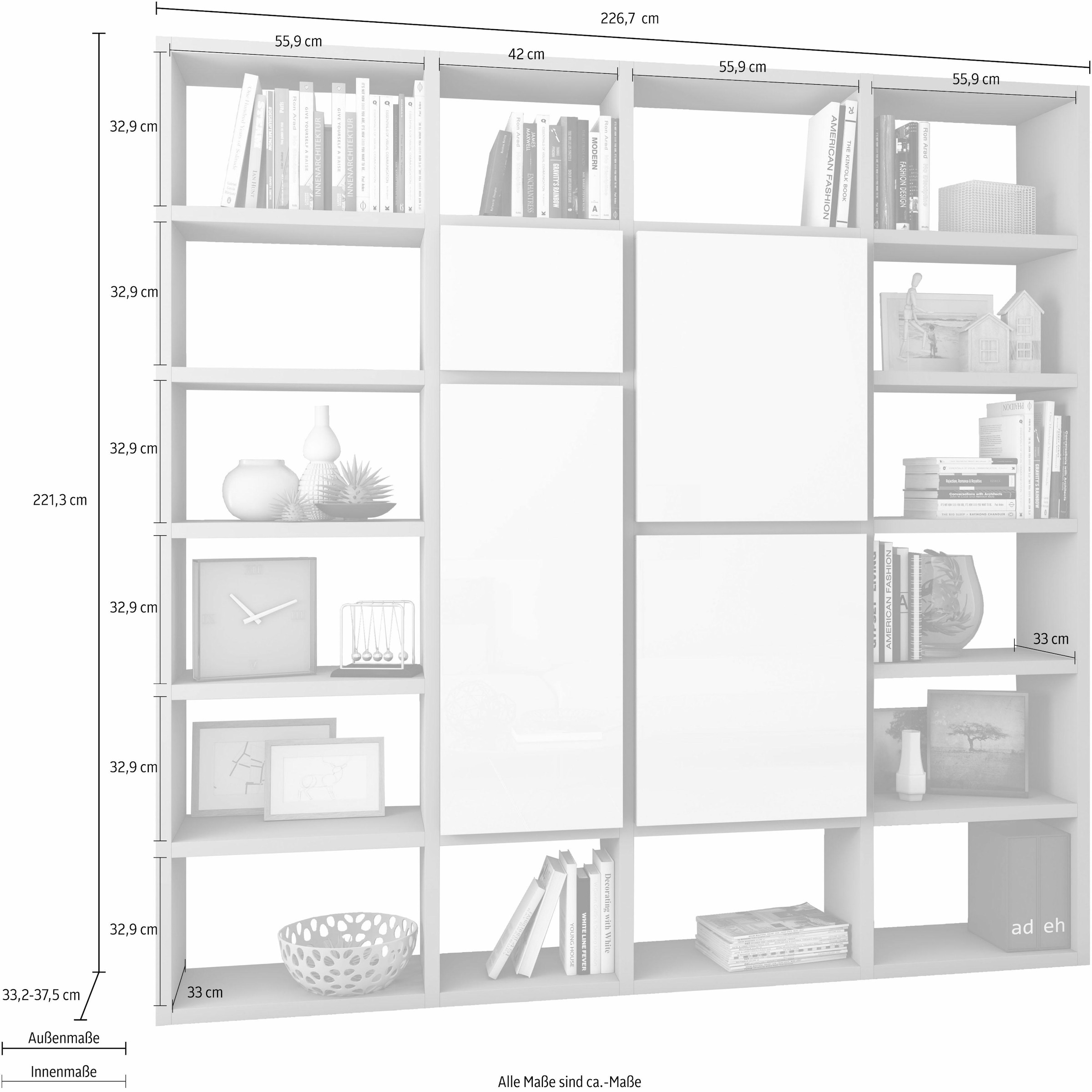 fif möbel Standregal »TOR510-1«, Breite 227 cm