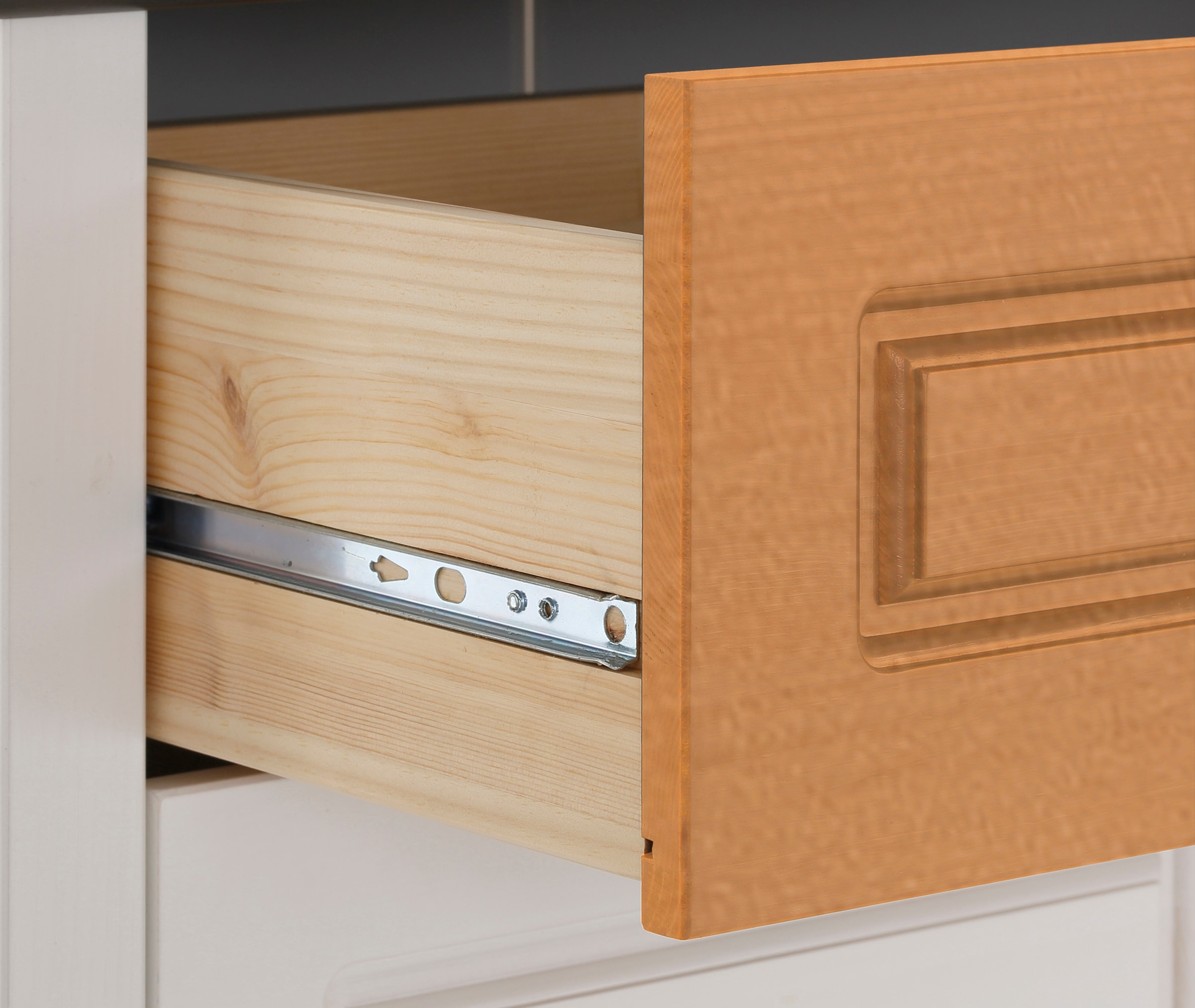 Home affaire Schuhschrank »Basilico«, aus massiver Kiefer, FSC®, Breite 90 cm, mit Schublade, Kassettenoptik