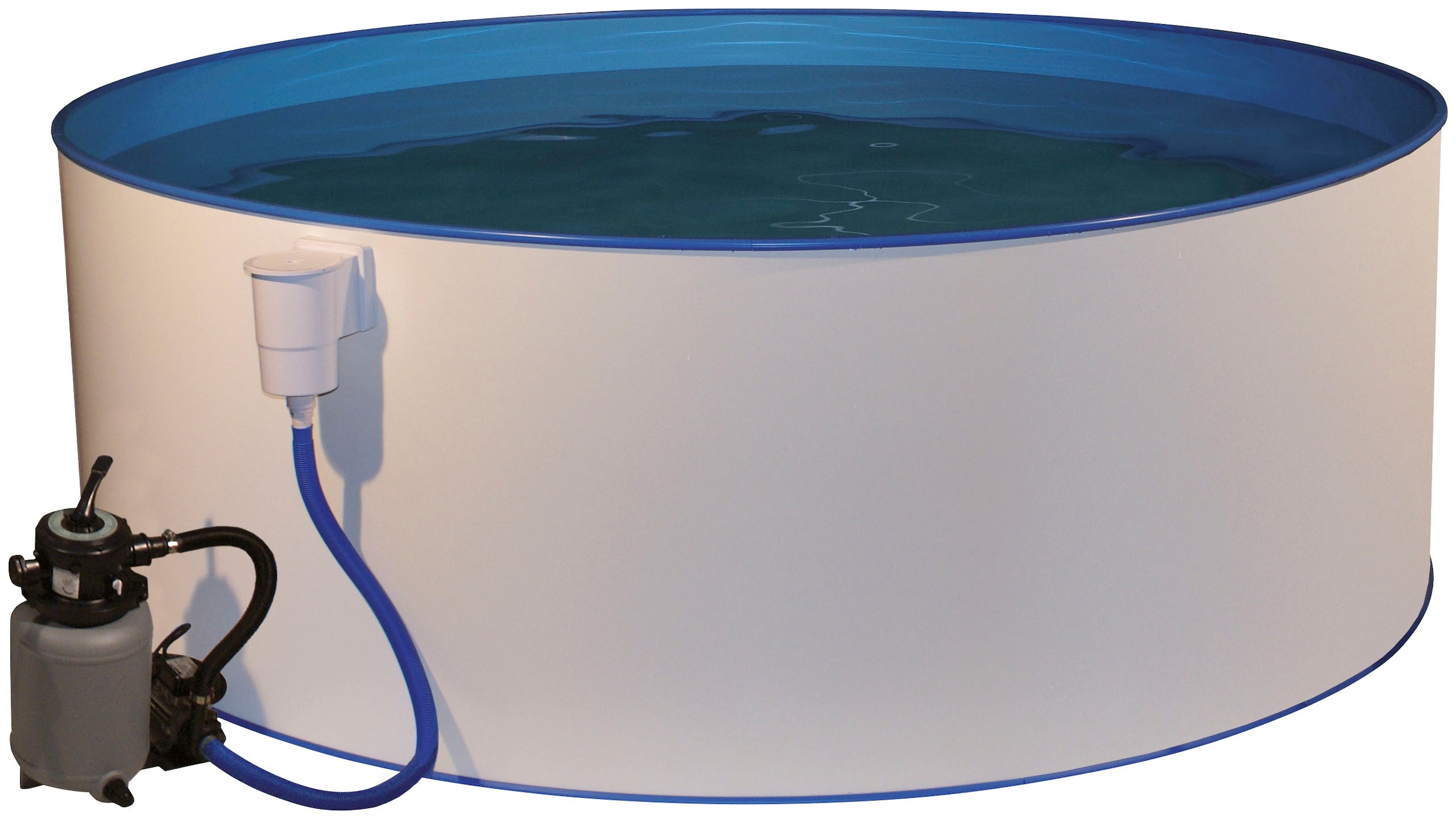 my POOL BWT Rundpool »Mit Akku-Bodensauger BC30«, (Komplett-Set, 8 tlg.), Tiefe 1,2 m, in zwei Größen erhältlich