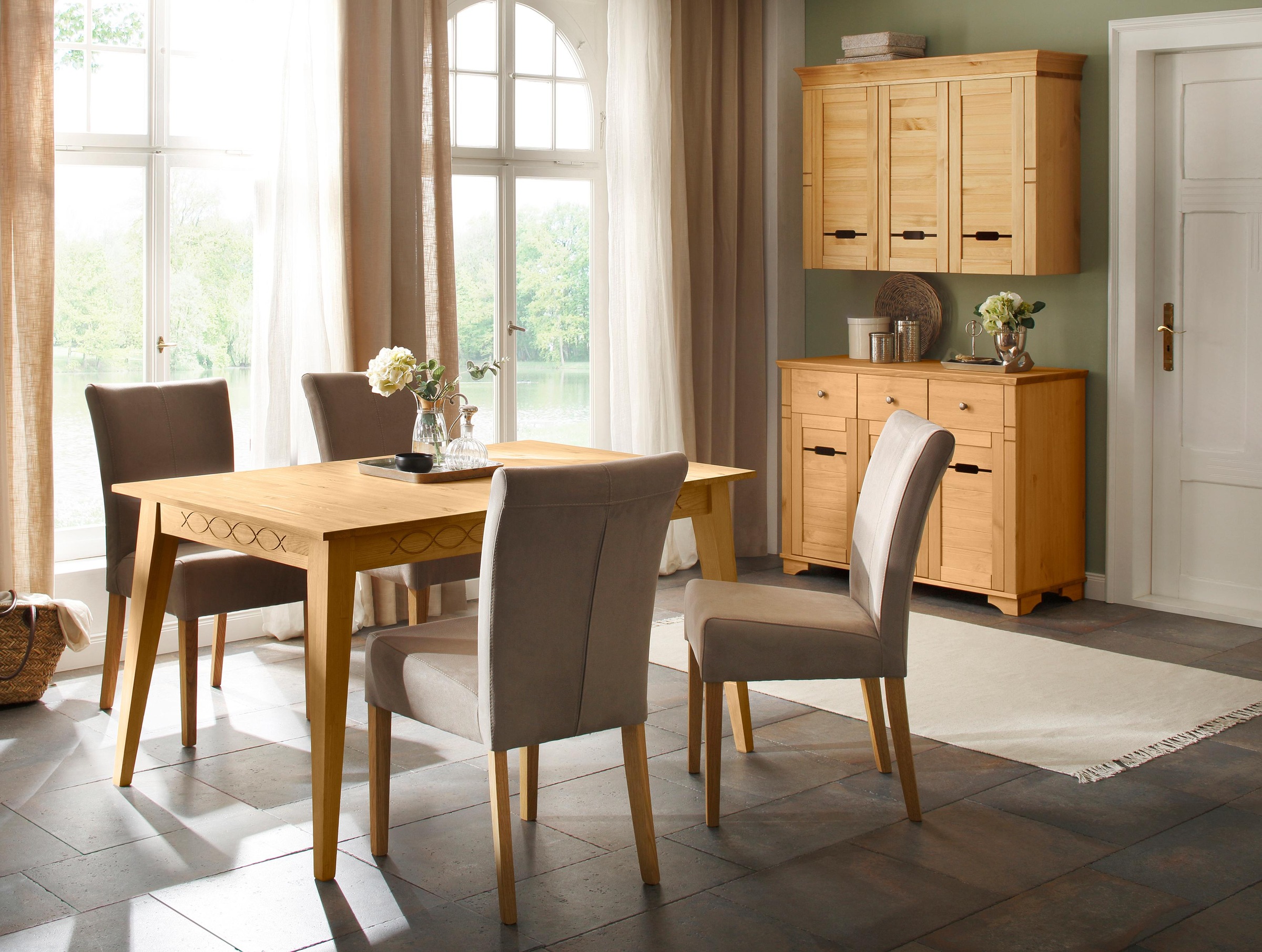 Home affaire Esszimmerstuhl »Queen Polsterstuhl BESTSELLER«, (Set), 2 St., günstig online kaufen