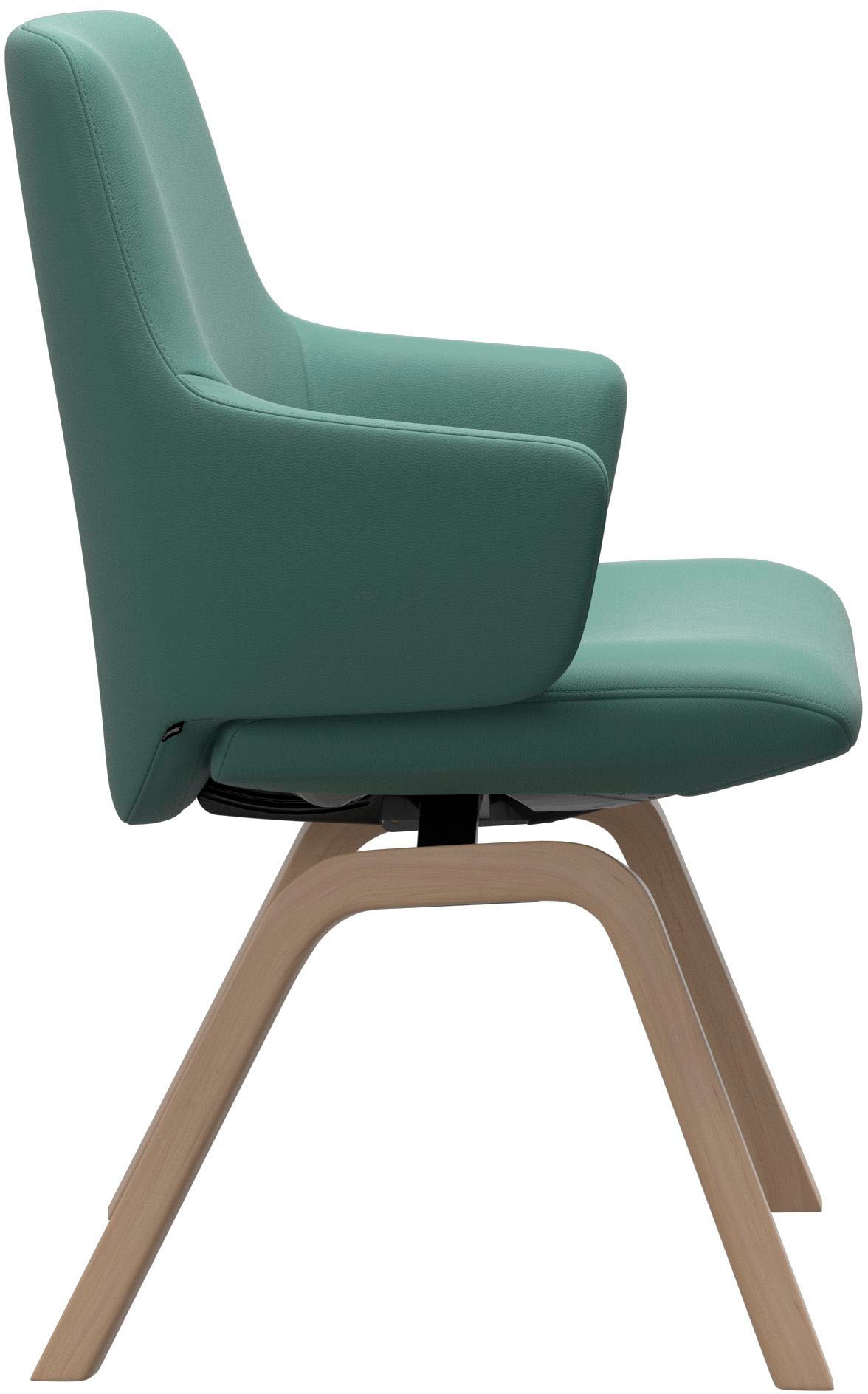 Stressless® Polsterstuhl »Laurel«, Leder PALOMA, Low Back mit Armlehne, Größe L, mit schräggestellten Beinen in Eiche