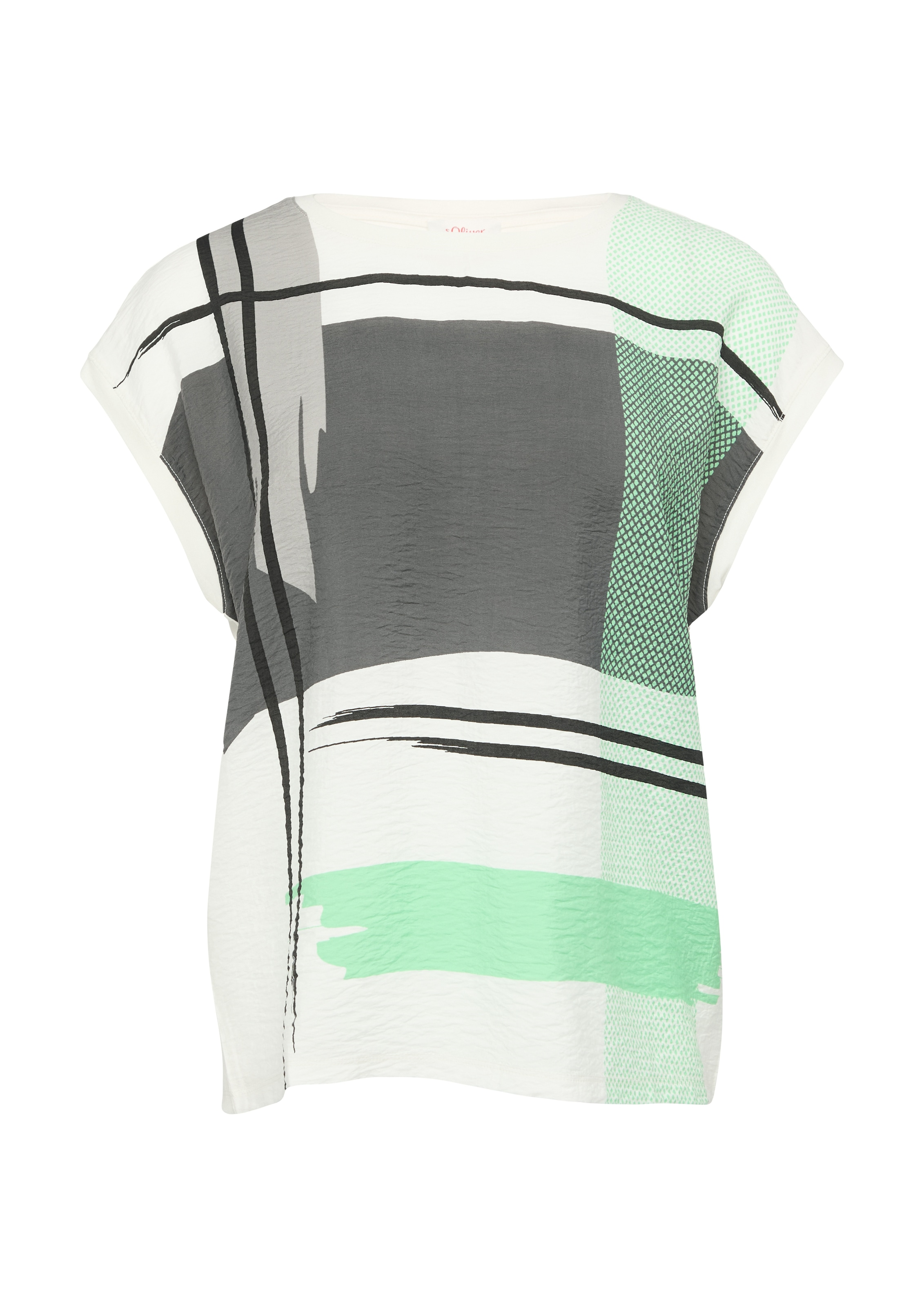 s.Oliver T-Shirt, im Fabricmix