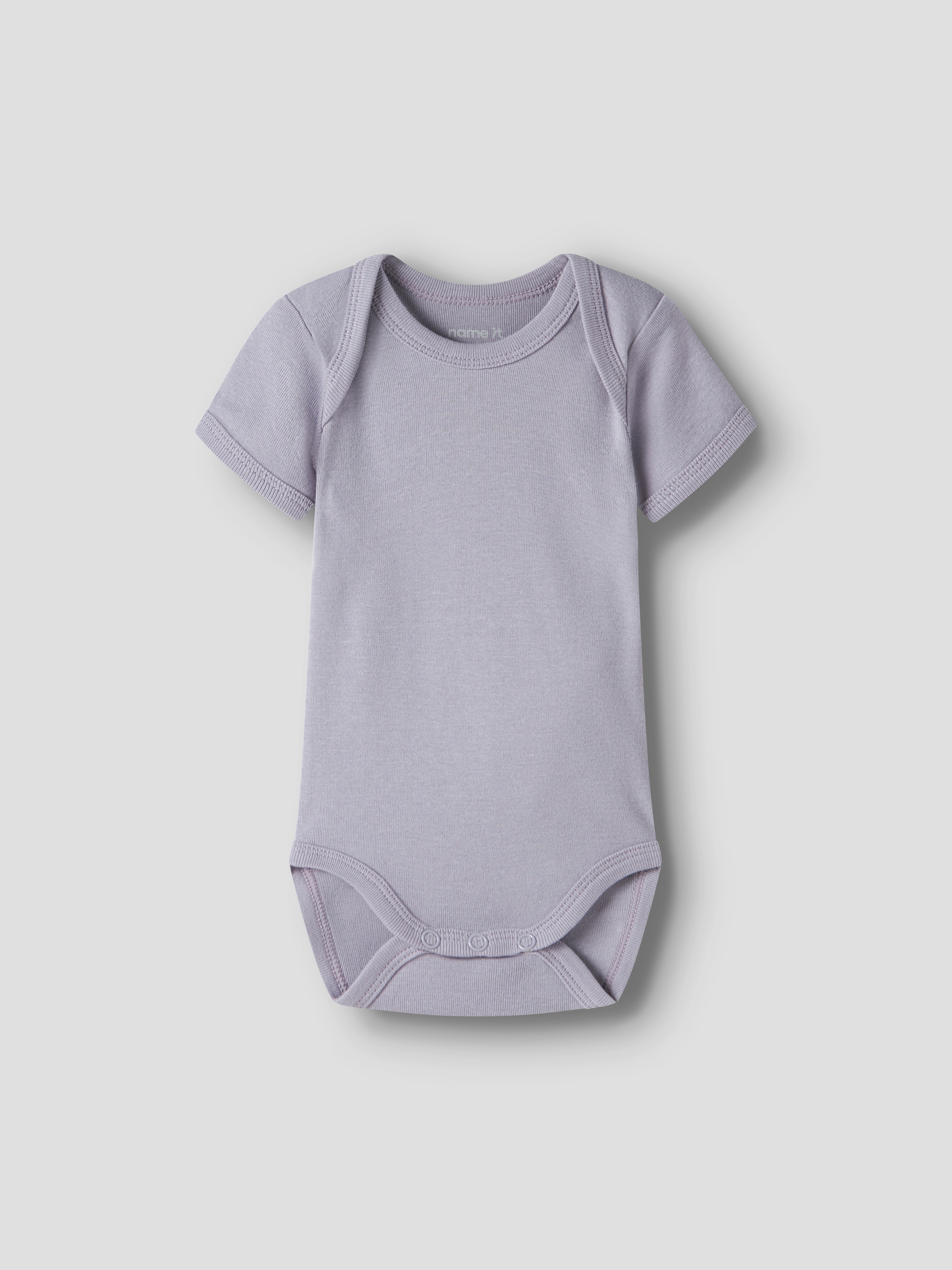 Name It Kurzarmbody »NBFBODY 3P SS LILAC MARBLE DEER NOOS« Packung, 3 tlg.