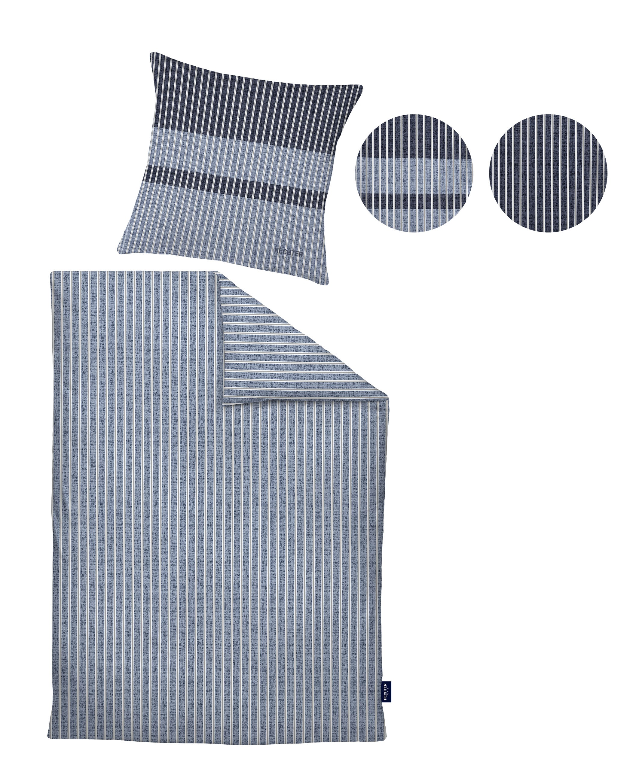 HECHTER PARIS Wendebettwäsche »0041306«, hautsympathisch, 100% Baumwolle, Reißverschluss, ganzjährig, LOGO