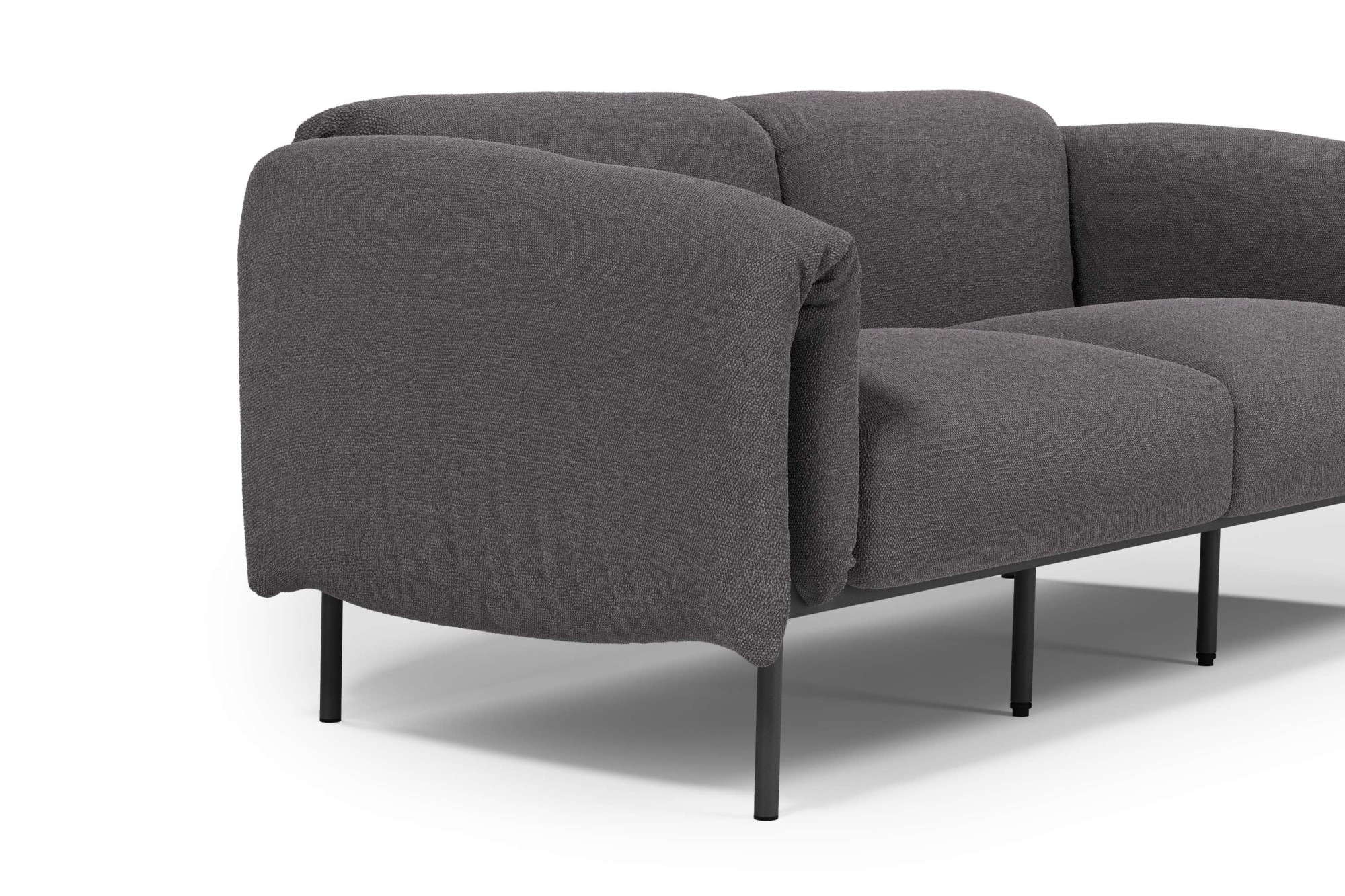 andas 2-Sitzer »Lumi«, Outdoor Gartensofa, wetterfeste Materialien, Breite 186 cm