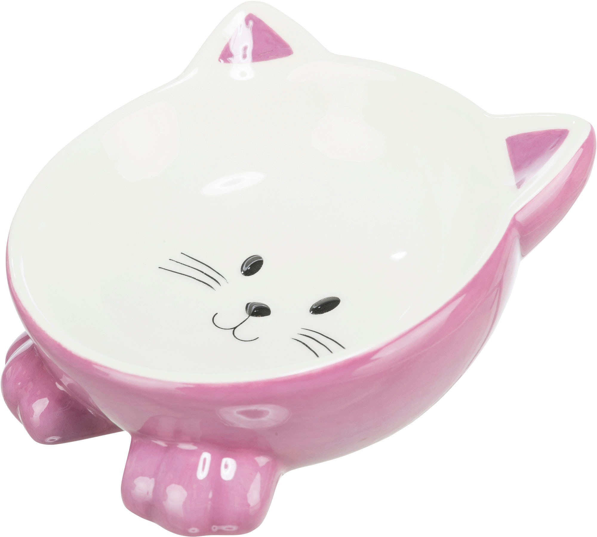 Bild von TRIXIE Napf-Set, (Set, 2 St.), Keramiknäpfe in Katzenform