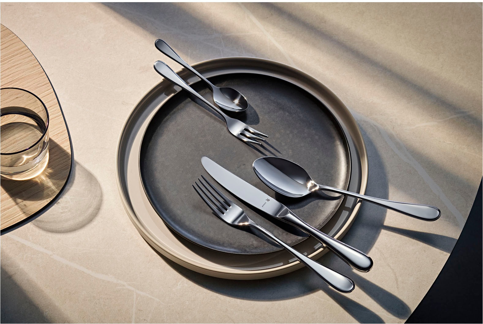 WMF Besteck-Set »Kent Plus«, (Set, 30 tlg.), ergonomisch, Cromargan protect