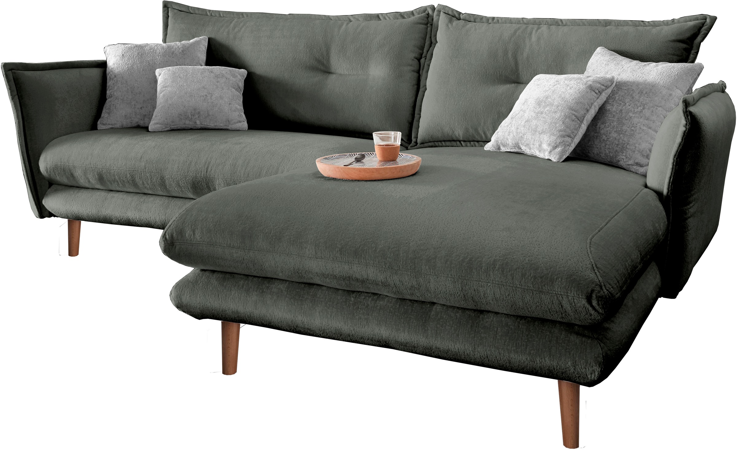 INOSIGN Ecksofa »Lazio modern und bequem, schmale Armlehnen, tolle Detailve günstig online kaufen