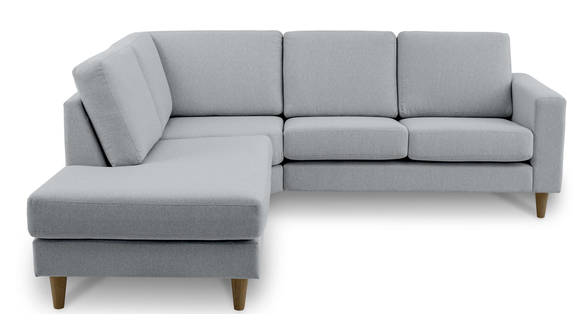 OTTO home Ecksofa »Tvinno« im skandinavischen Stil, L-Form, mit Massivholzf günstig online kaufen