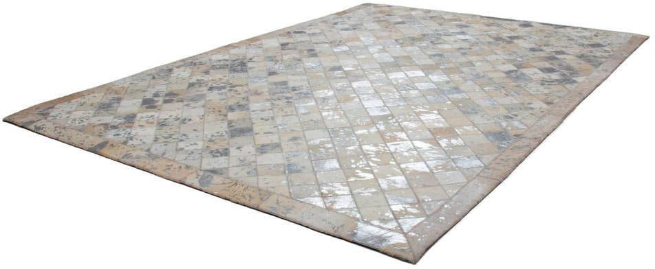 Kayoom Lederteppich »Lavish 210 - Fellteppich«, rechteckig, 8 mm Höhe, 100% günstig online kaufen