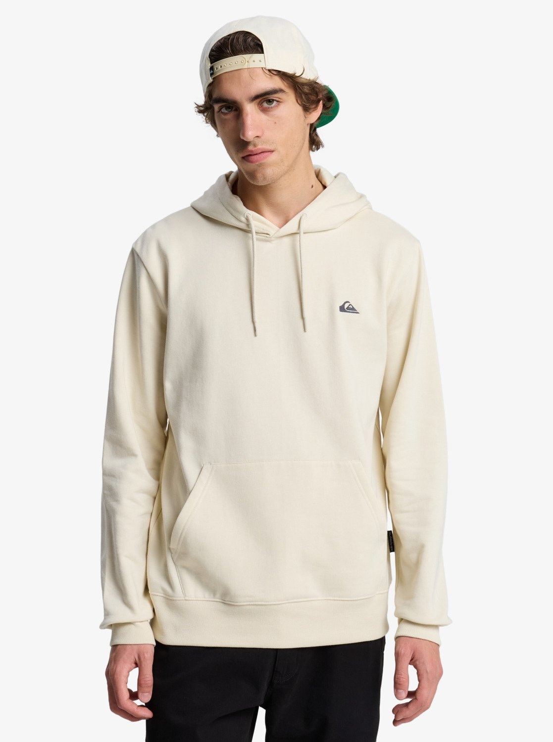 Quiksilver Kapuzensweatshirt »BASIC HOODIE YOUNG MEN«, mit Kängurutasche, aus Baumwolle und Polyester
