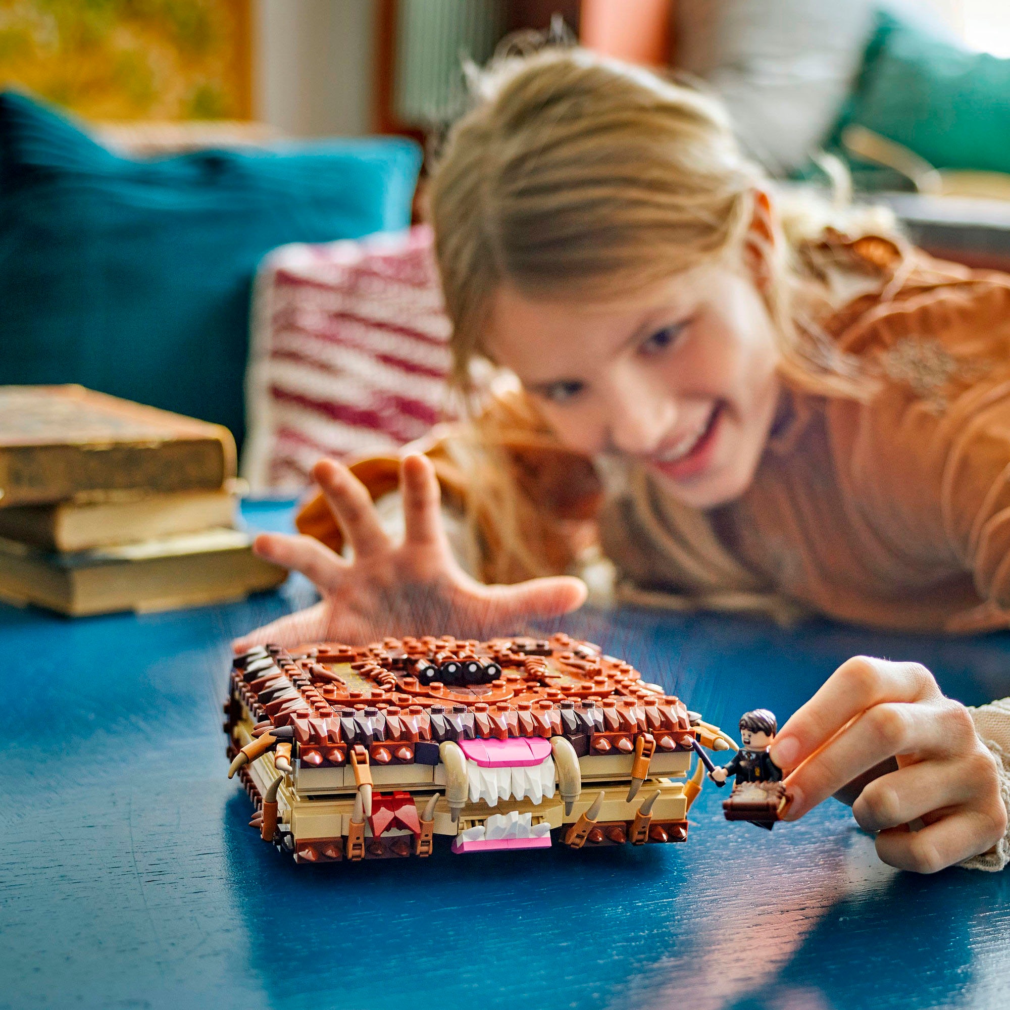 LEGO® Konstruktionsspielsteine »Beißendes Monsterbuch der Monster (76449), LEGO Harry Potter™«, (518 St.), Made in Europe