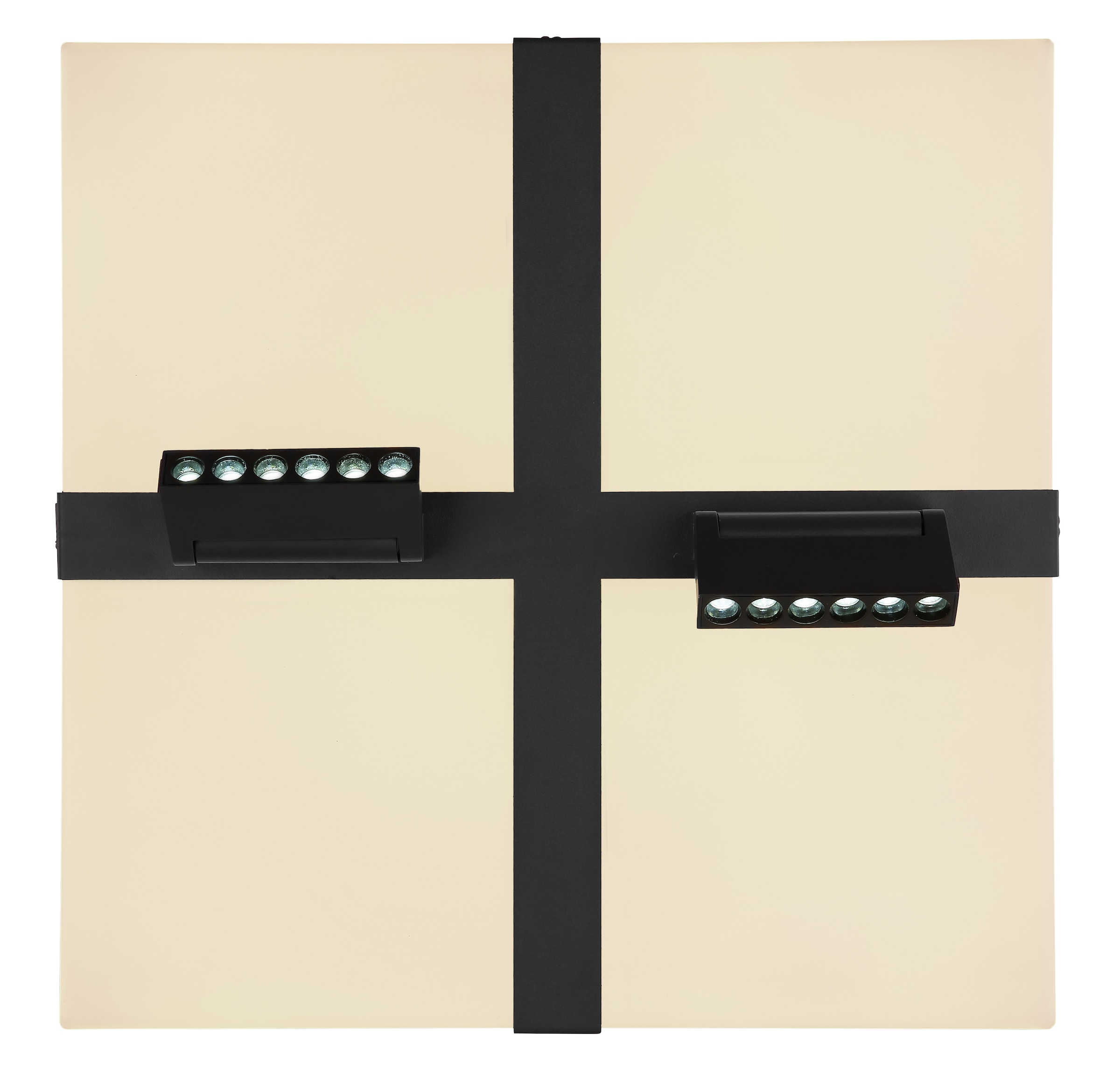 GLOBO LIGHTING LED Deckenleuchte »VILLSI« LED-Modul 1 Stk. Deckenlampe/rund/Wohnzimmer/Schlafzimmer/elegant