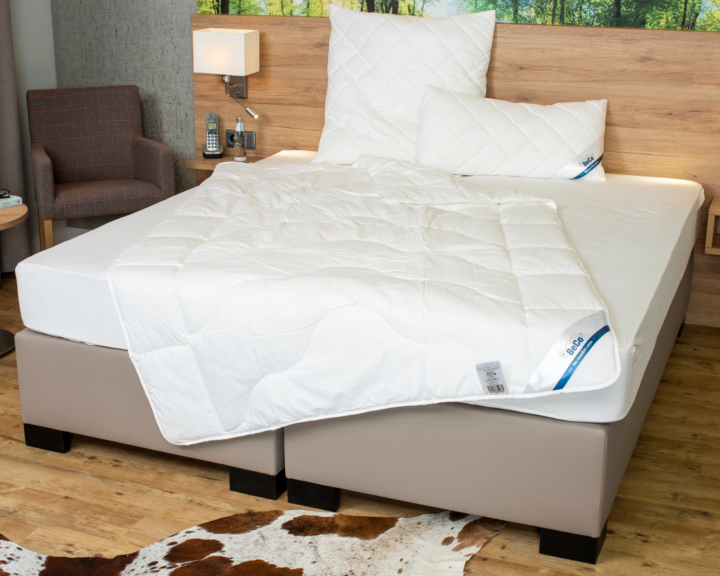 Beco Microfaserbettdecke »BeCo Medibett MF50 Made in Green 135x200 cm und w günstig online kaufen