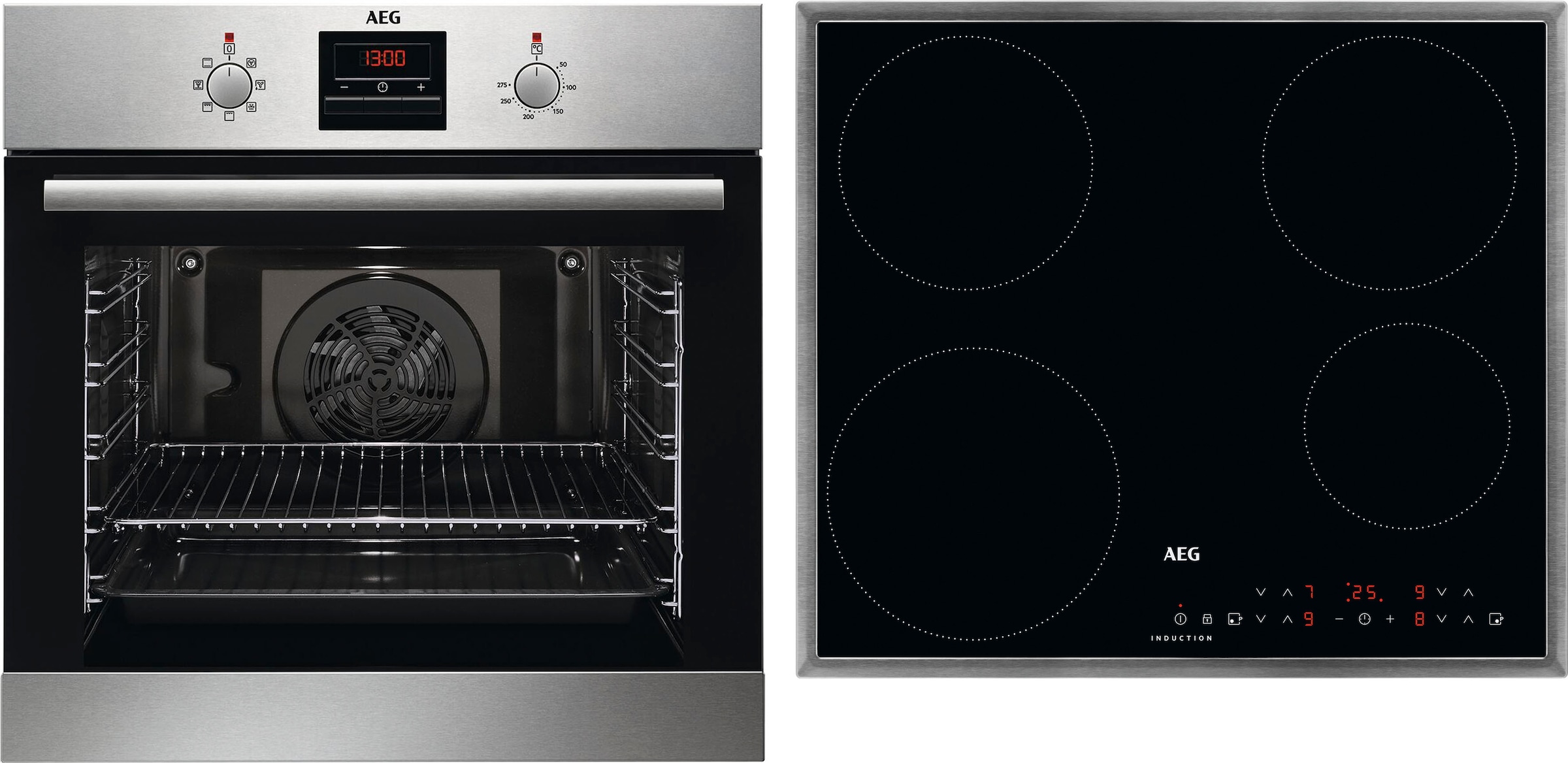 Backofen-Set »BES33101ZM«, mit Teleskopauszug nachrüstbar