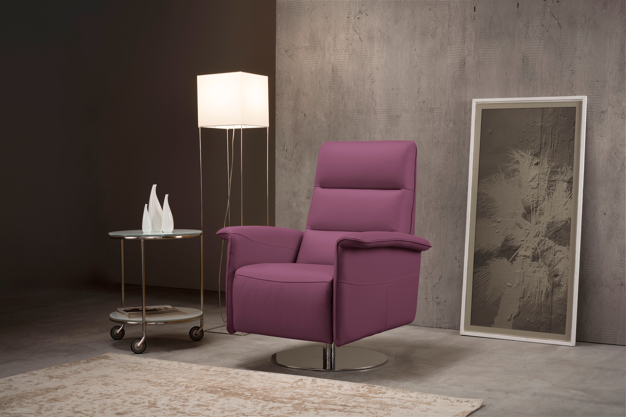 Egoitaliano Sessel »Kelly Designsessel«, drehbar, manuelle Relaxfunktion mi günstig online kaufen