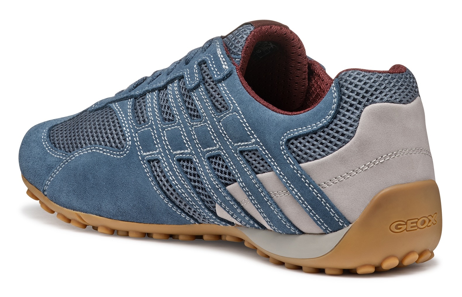 Geox Schnürschuh »U SNAKE ORIGINAL«, Schnürschuh, Freizeitschuh, Trekking Sneaker mit Lederinnensohle