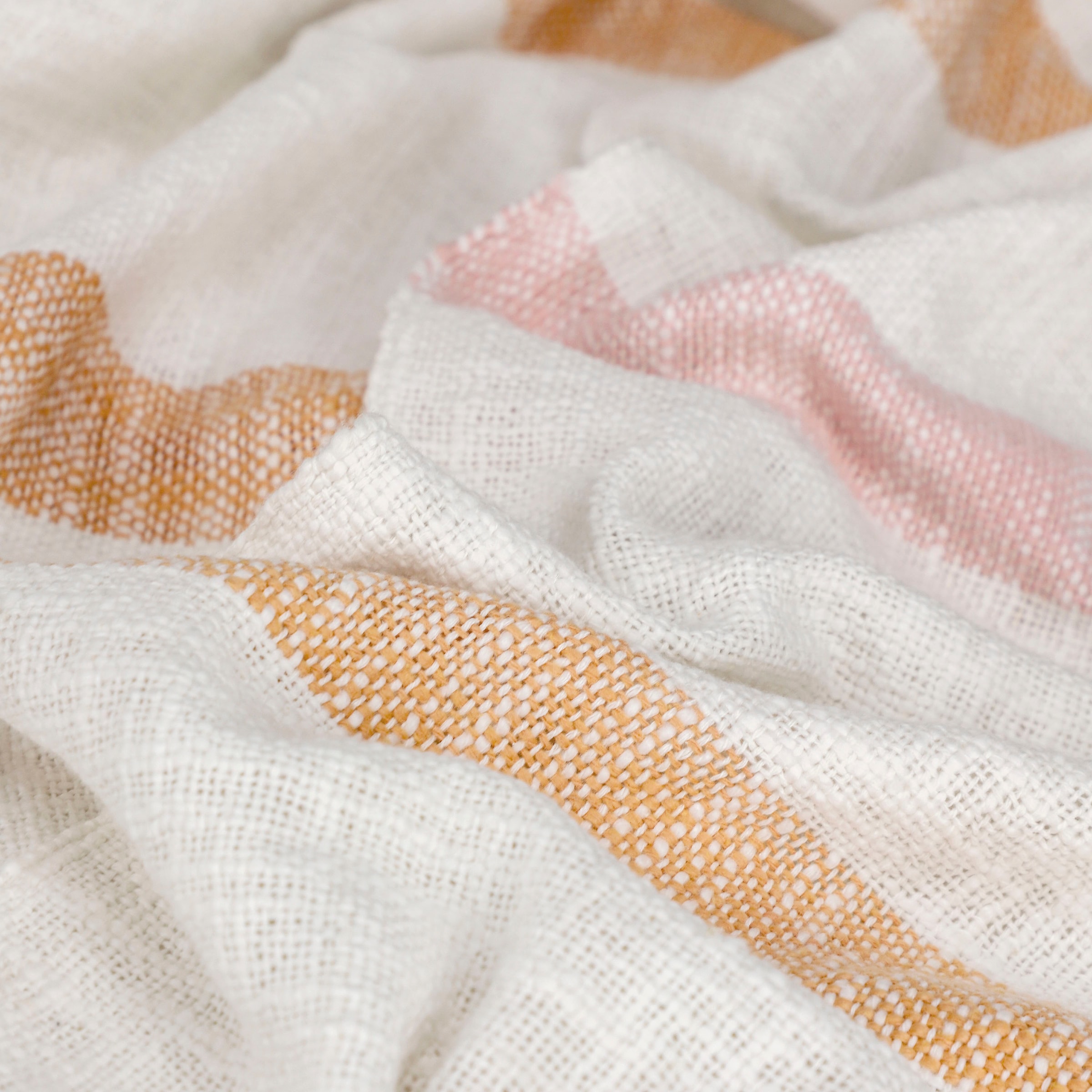 Esprit Plaid »Arne«, im Naturlook mit langen Fransen