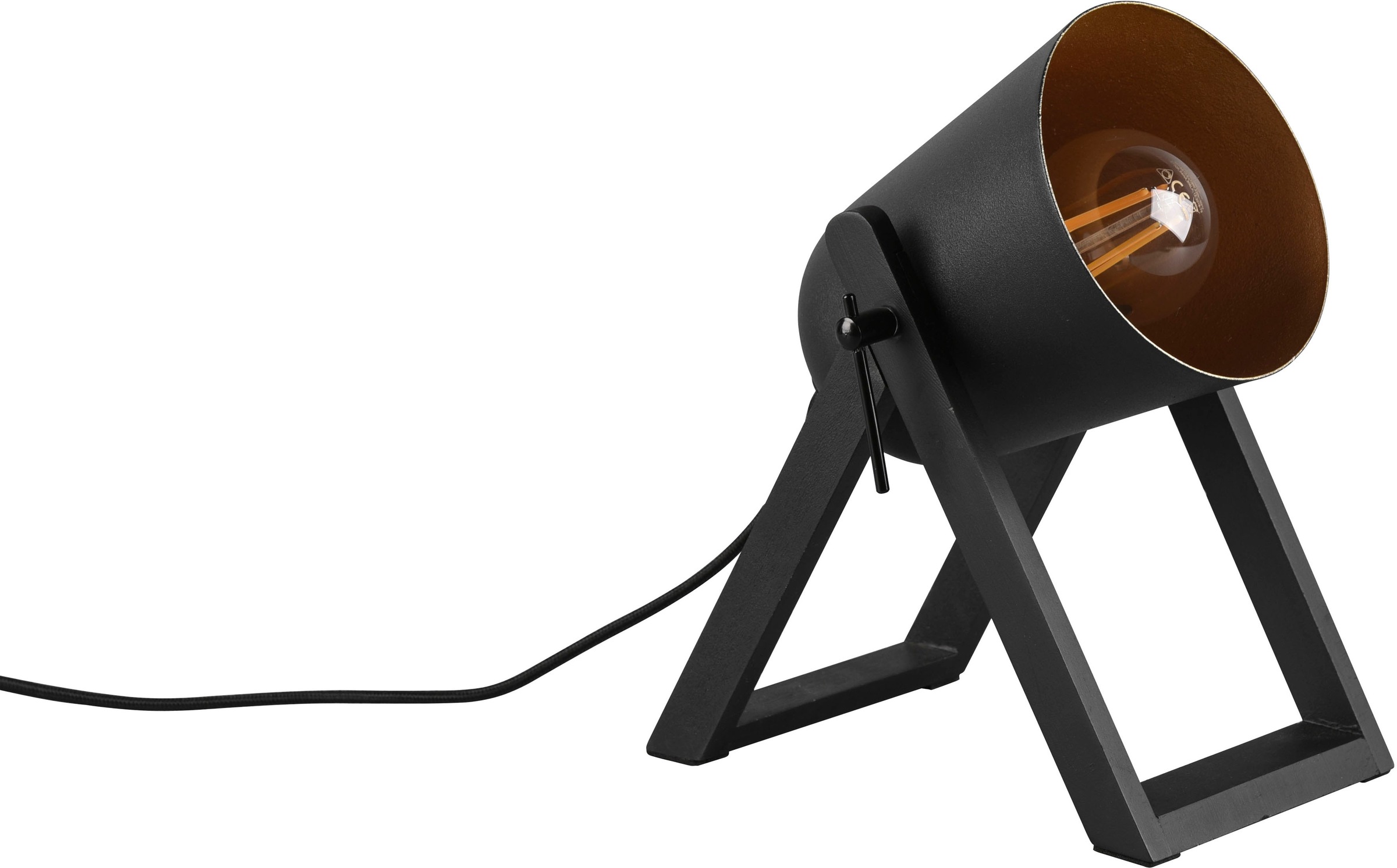 TRIO Leuchten Schreibtischlampe »Marc«, 1 flammig-flammig, Holz-Tischleuchte  Metallschirm, Winkel verstellbar exkl 1xE27 max 25W online bestellen