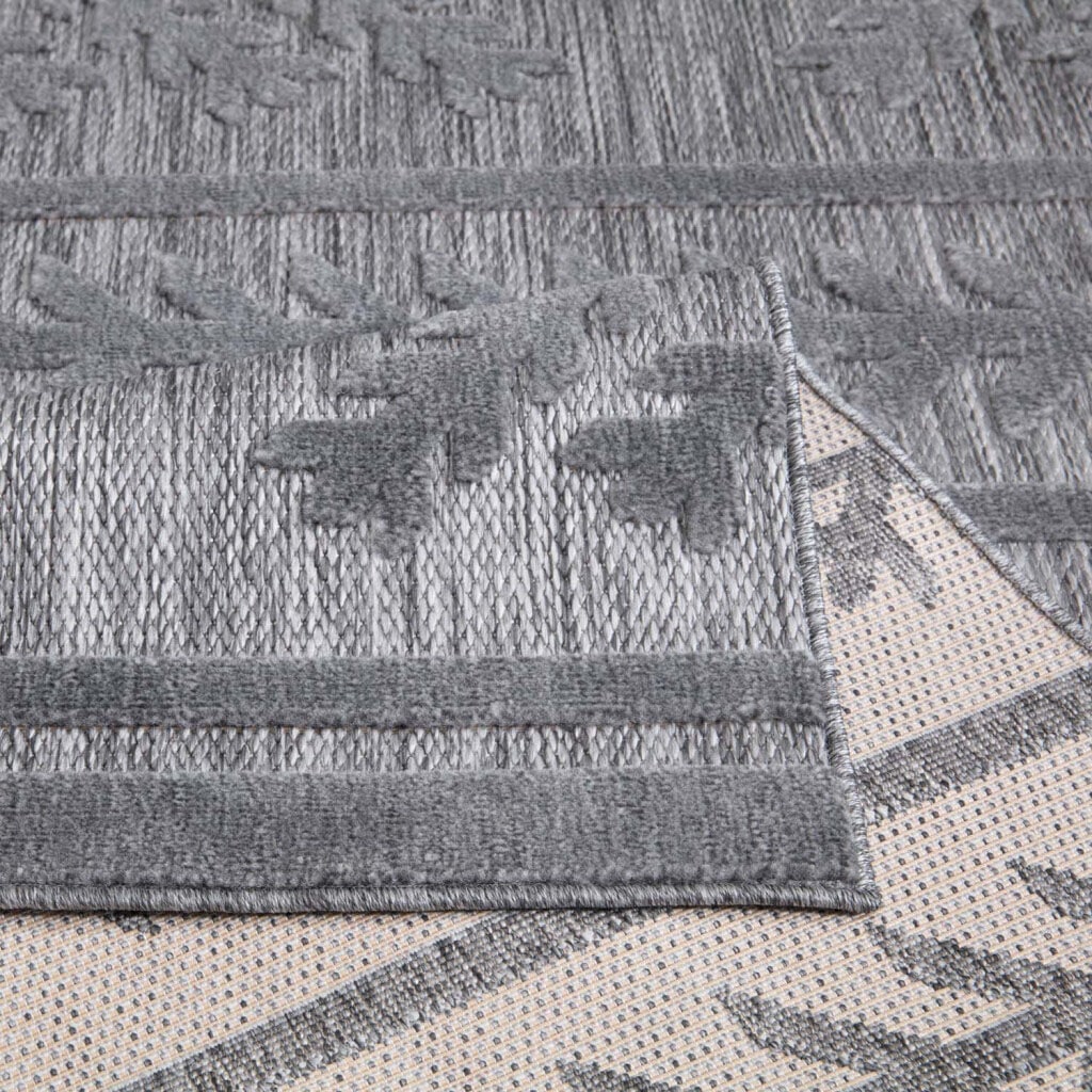 Carpet City Teppich »In-& Outdoorteppich Santorini 411, 3D-Effekt, Boho-Optik«, rechteckig, 5 mm Höhe, Wetterfest & UV-beständig für Terrasse, Balkon, Küche, Flur