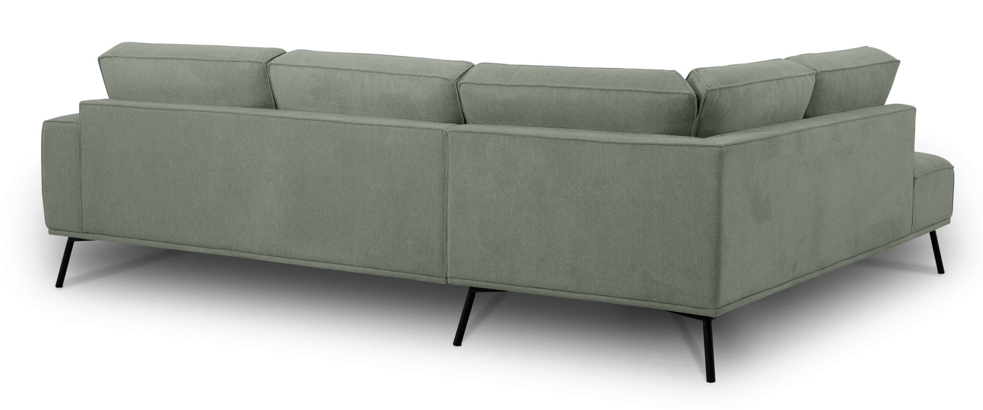 andas Ecksofa »Vosby«, Breite 260 cm, Chenille, mit dekorativer Kedernaht